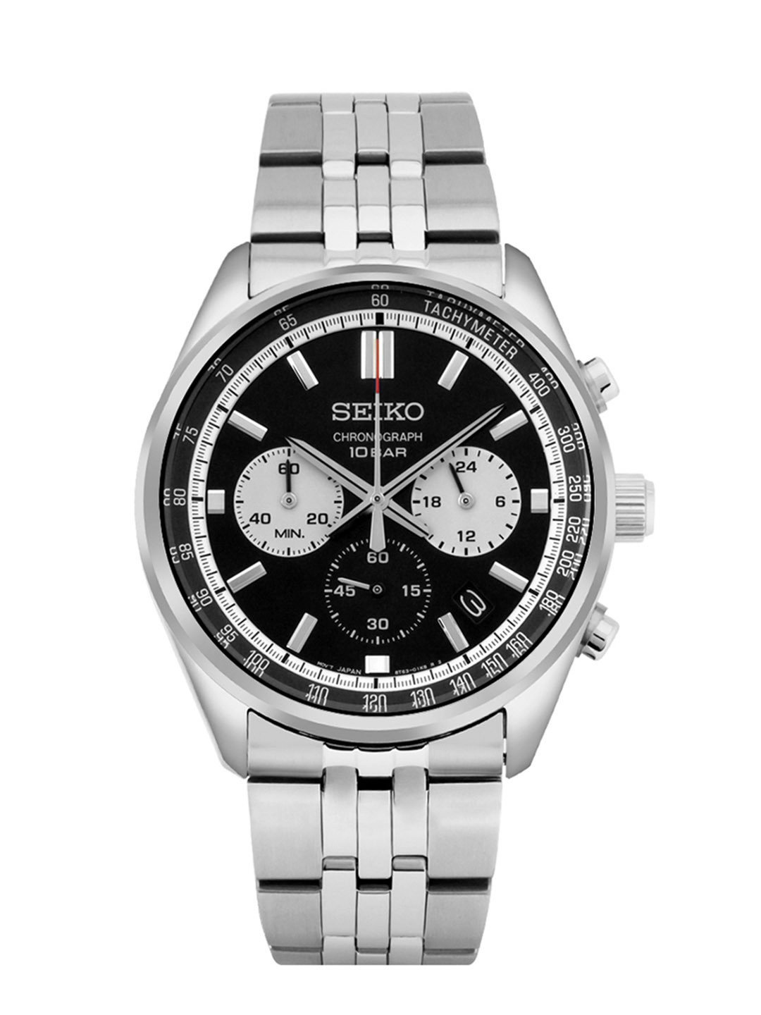 SEIKO Men Dial & Stainless Steel Straps Chronograph Analogue Powered Watch SSB429P1