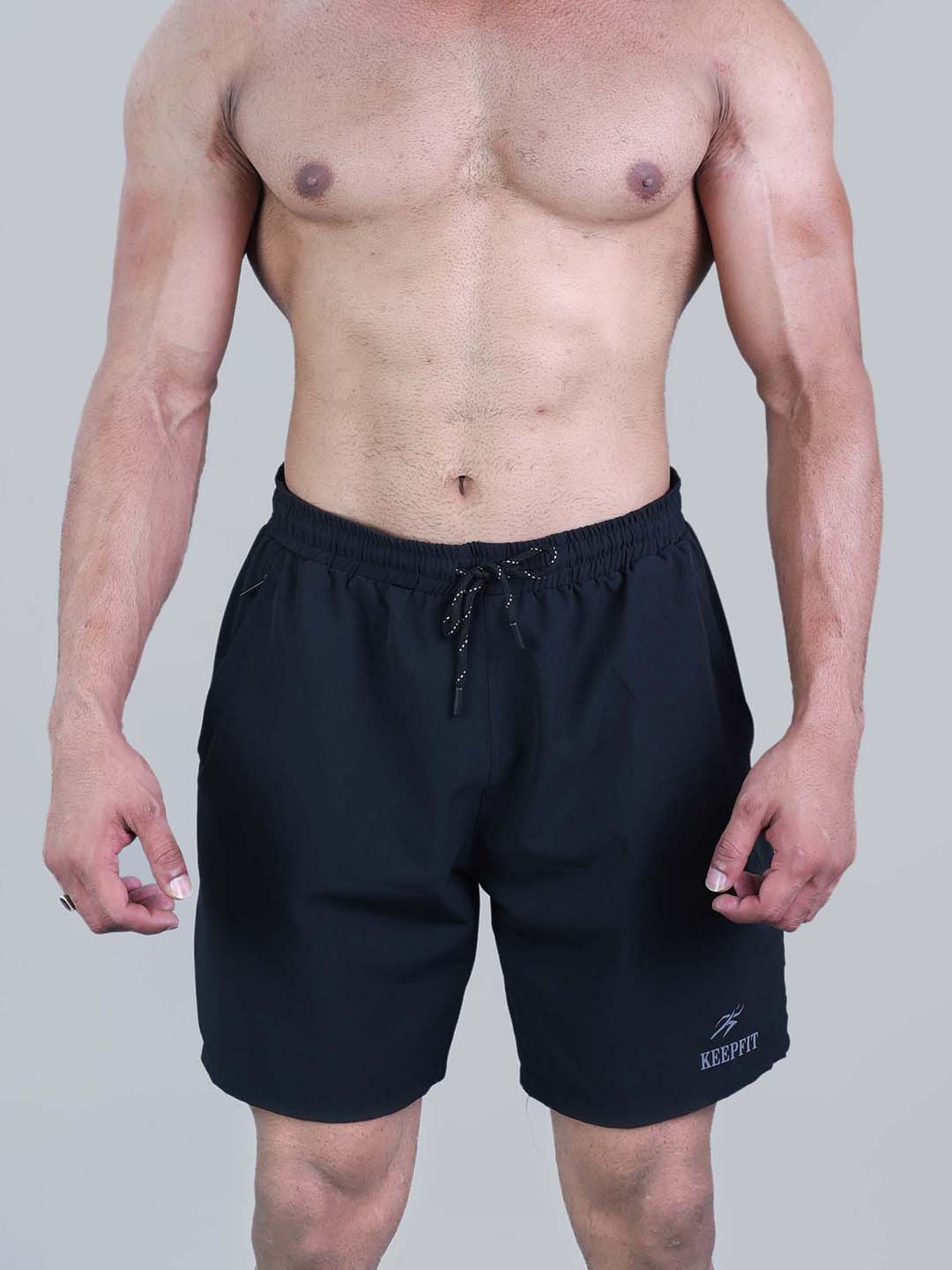 Keepfit Men Mid-Rise Breathable Swim Shorts