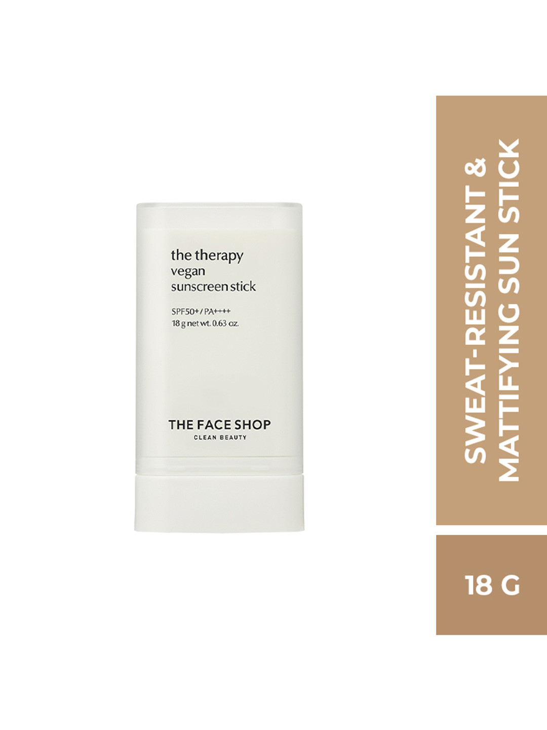 The Face Shop The Therapy Vegan Sunscreen Stick SPF50+ - 18g