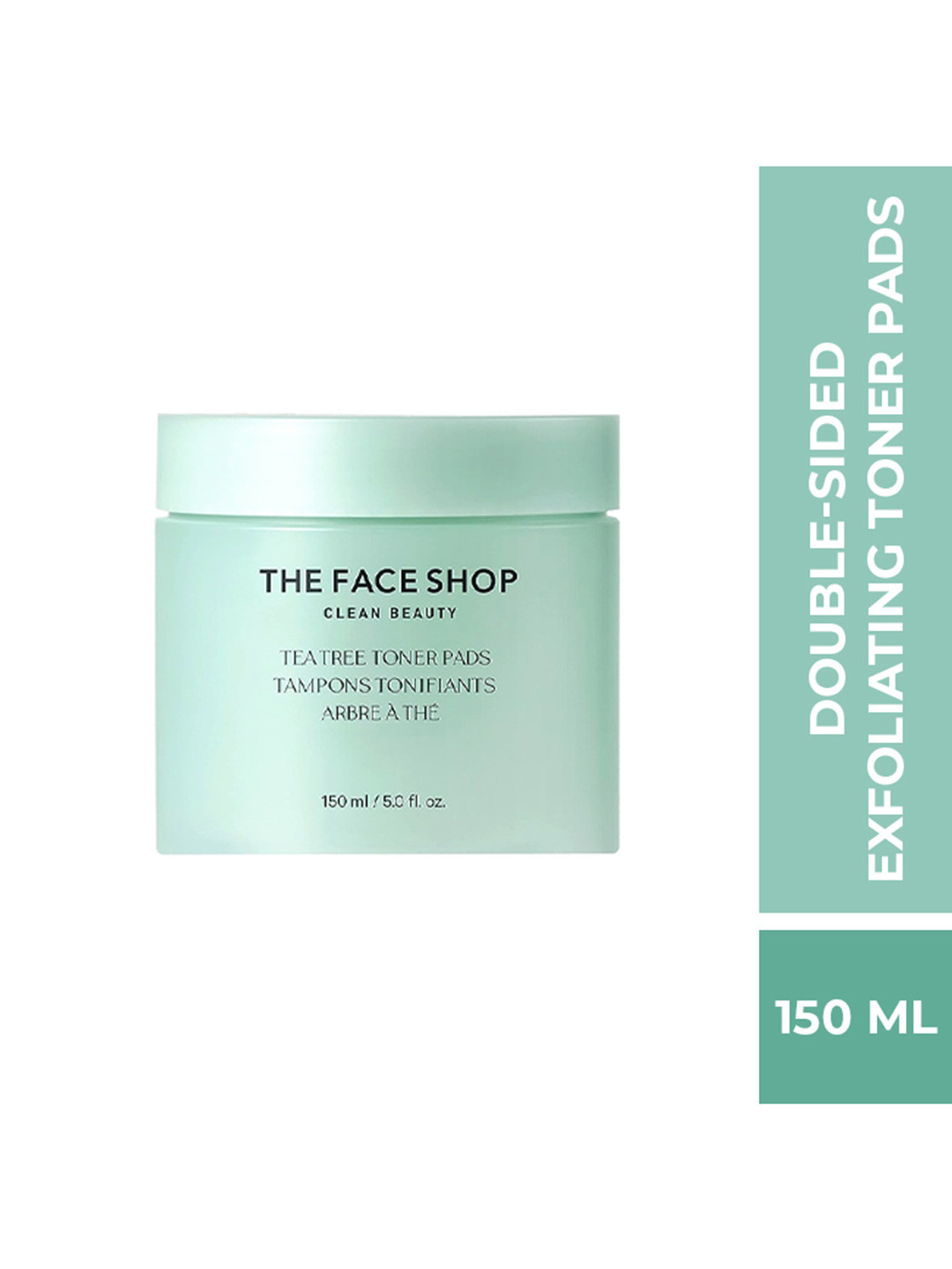 The Face Shop Clean Beauty Tea Tree Toner Pads - 150ml