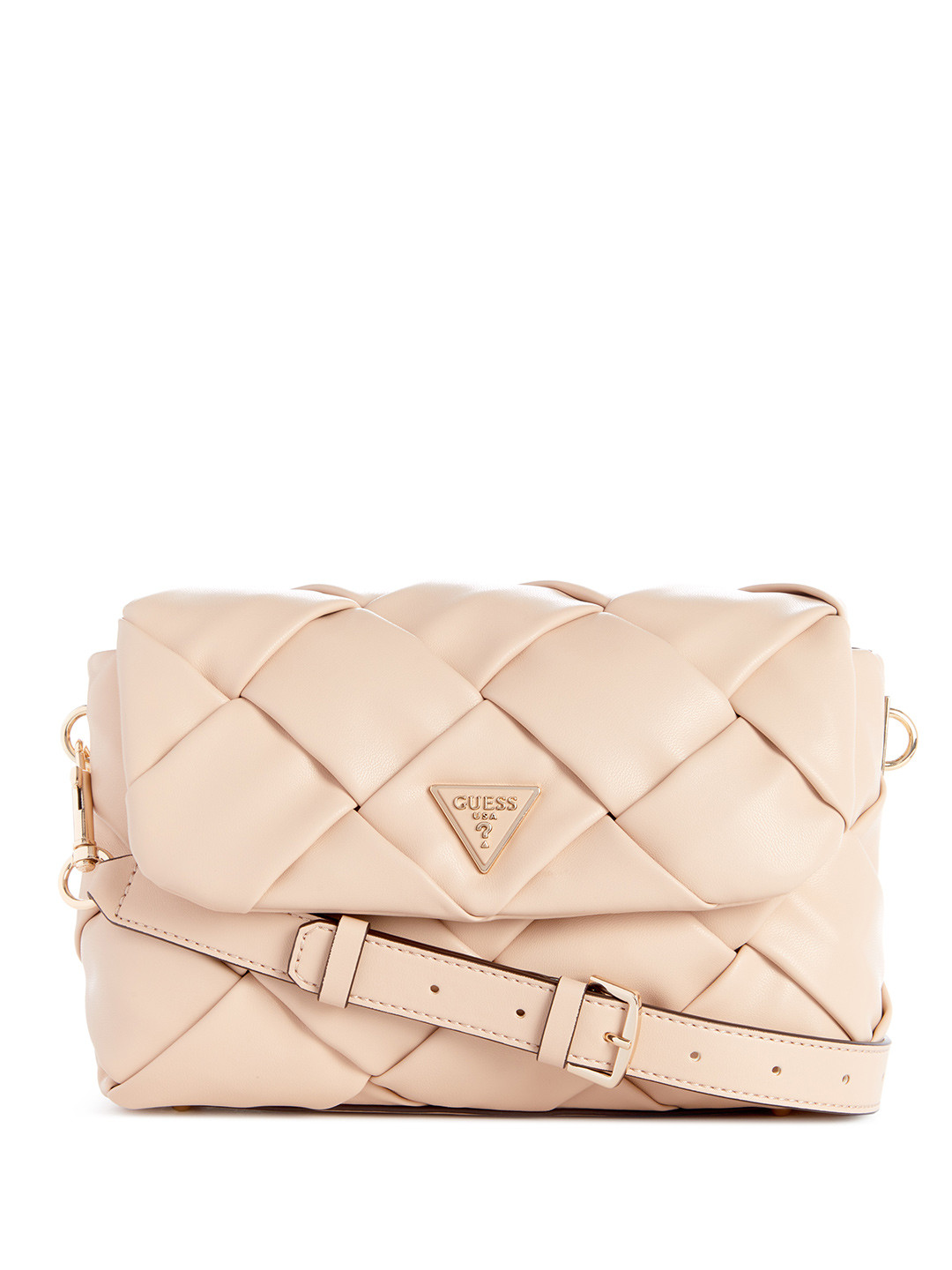GUESS Textured Structured Shoulder Bag
