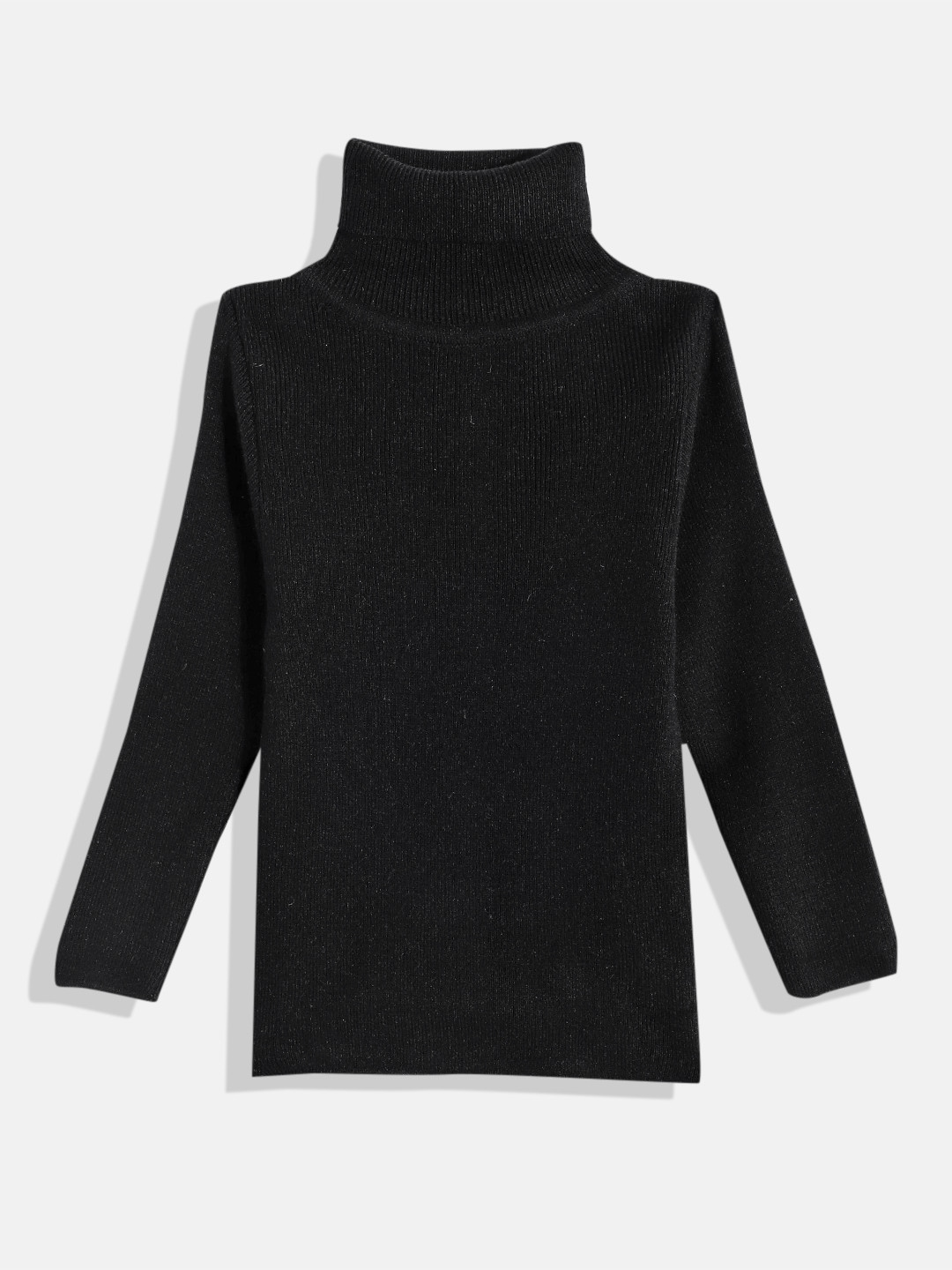 RVK Kids Solid Turtle Neck Pullover