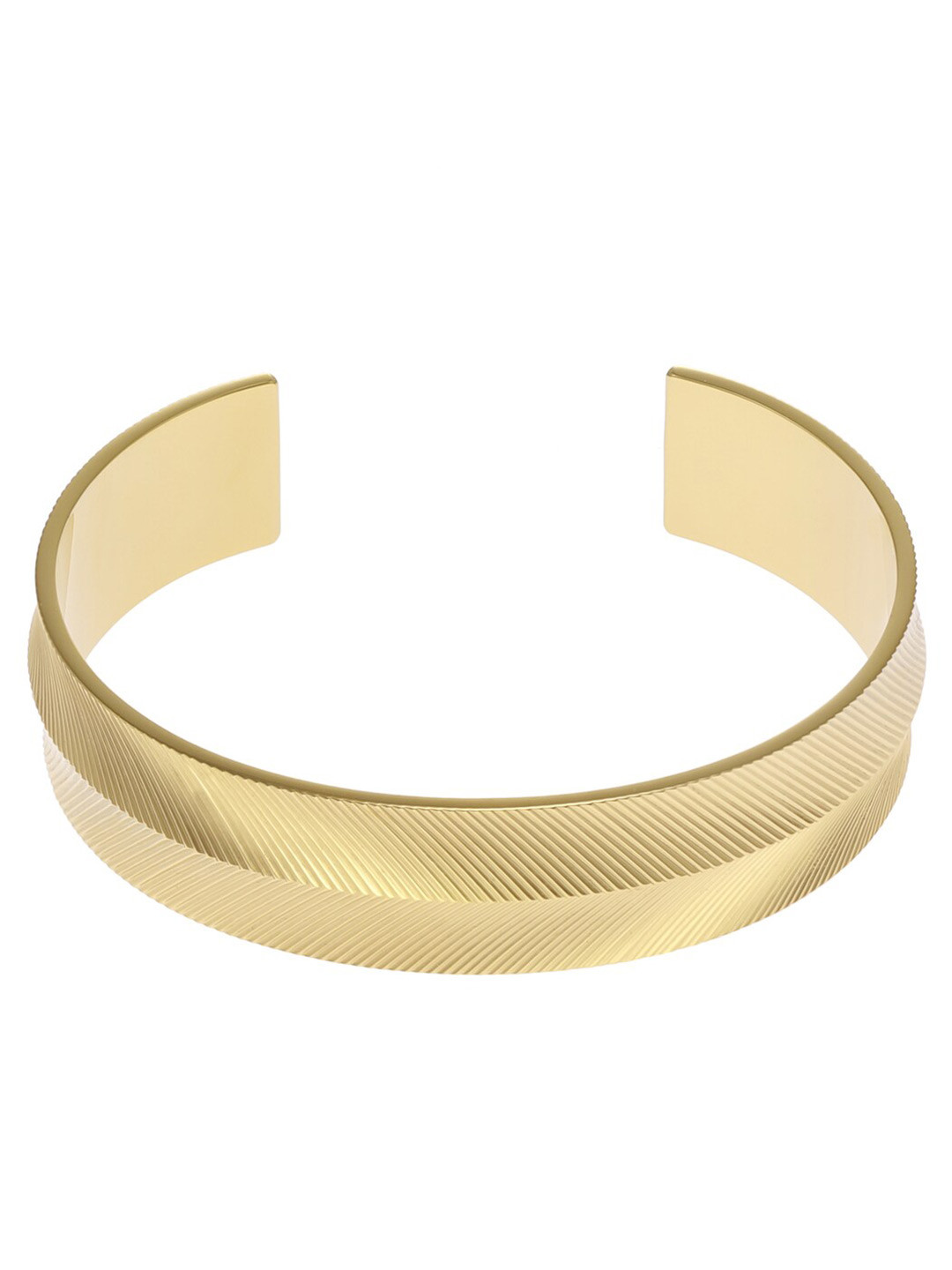 Fossil Gold-Toned Harlow Cuff Bracelet