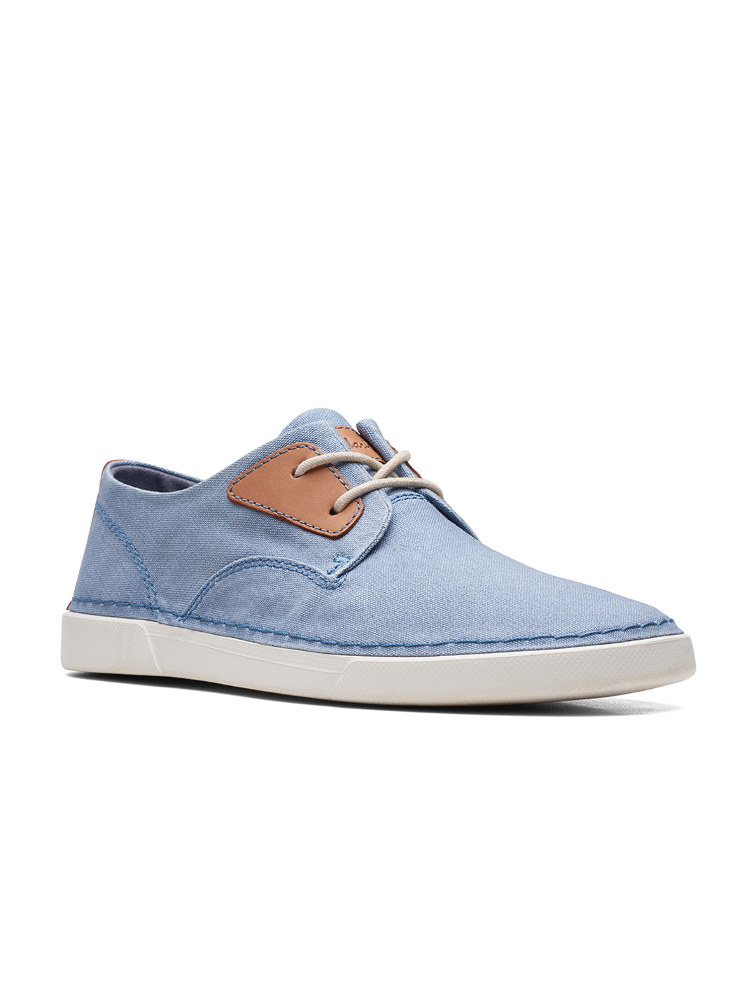Clarks Men Gereld Tie Contrast Sole Derbys