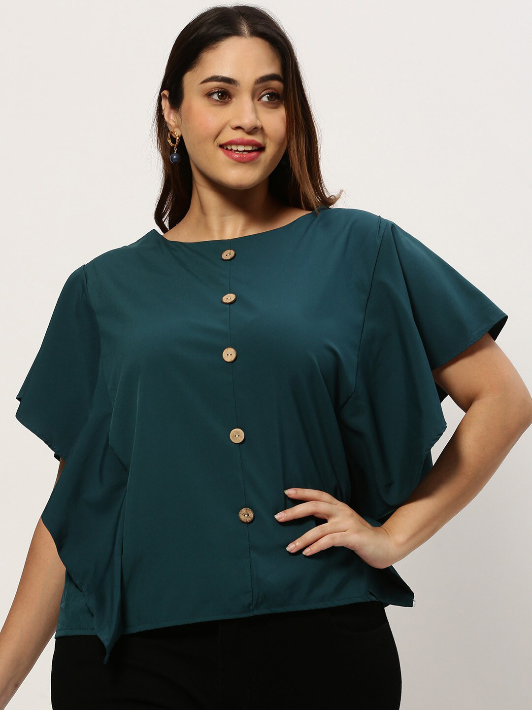 SHOWOFF Plus Extended Sleeves Top