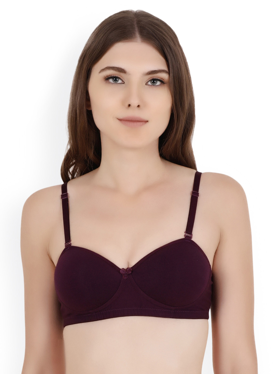 Floret Burgundy Minimizer Bra T3041