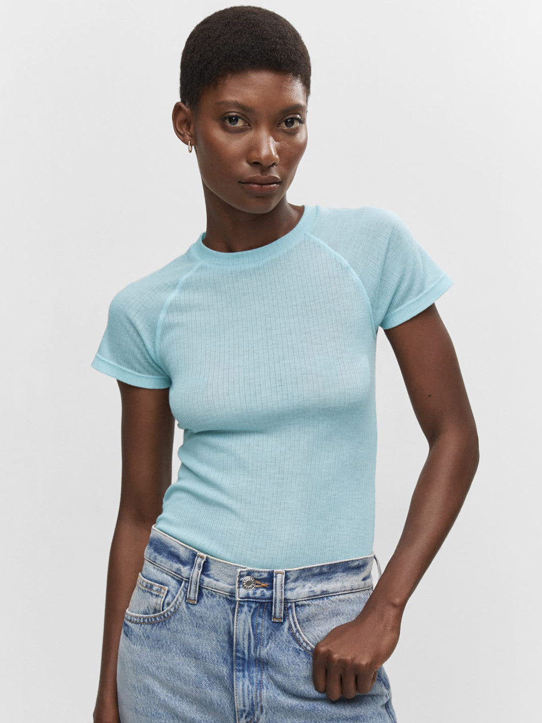 MANGO Slim Fit T-shirt