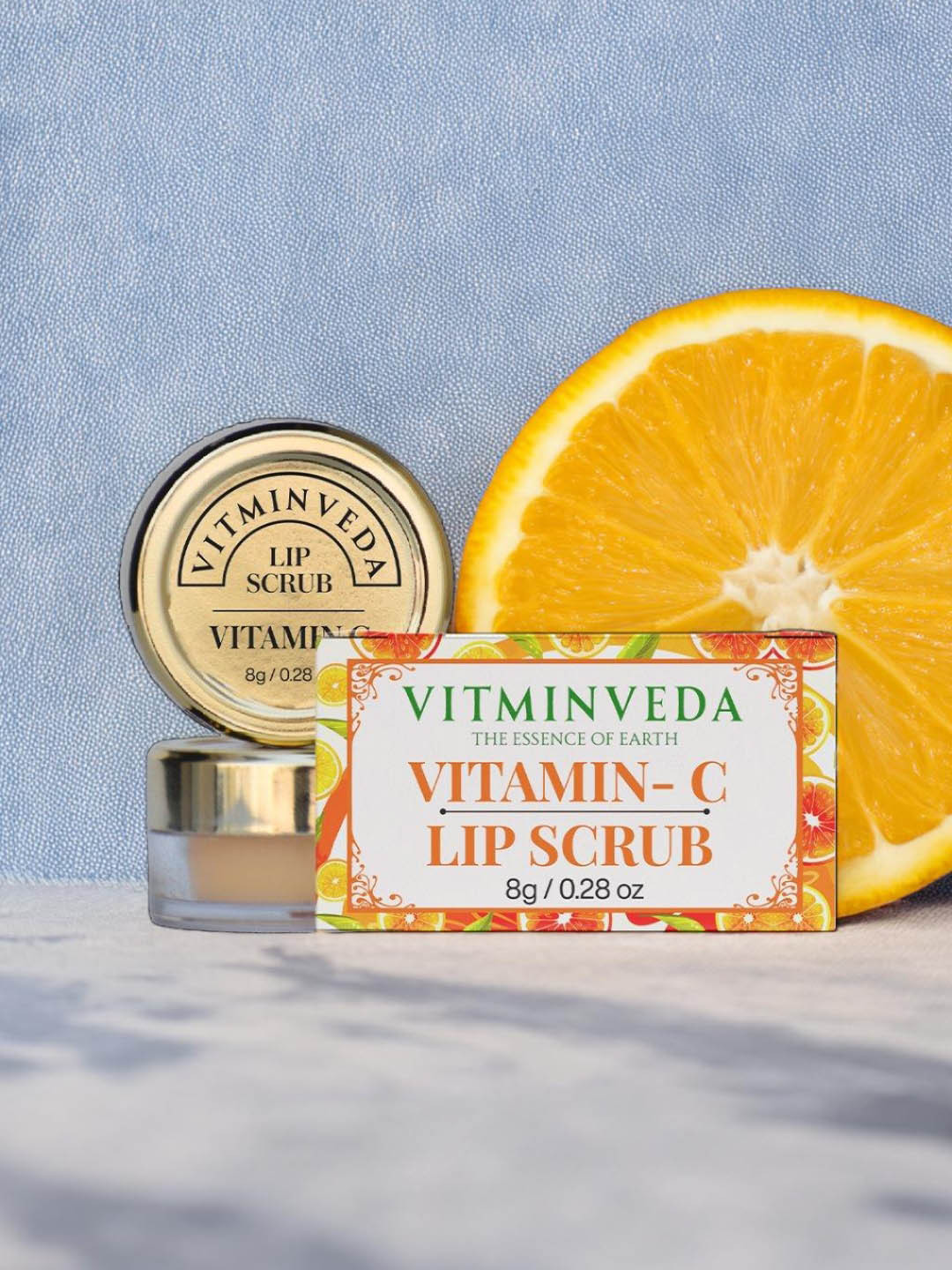 VITMINVEDA Vitamin C Lip Scrub for Dry Lips - 8 g