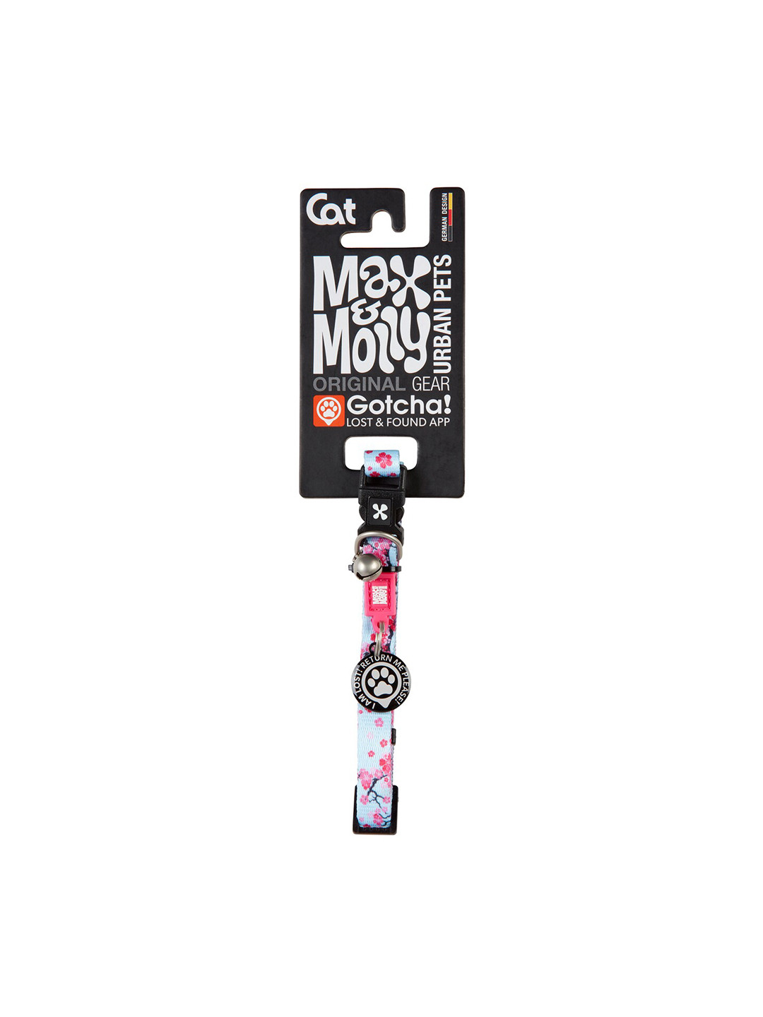 Max & Molly Graphic Printed Highly Durable Smart ID Cat Collars