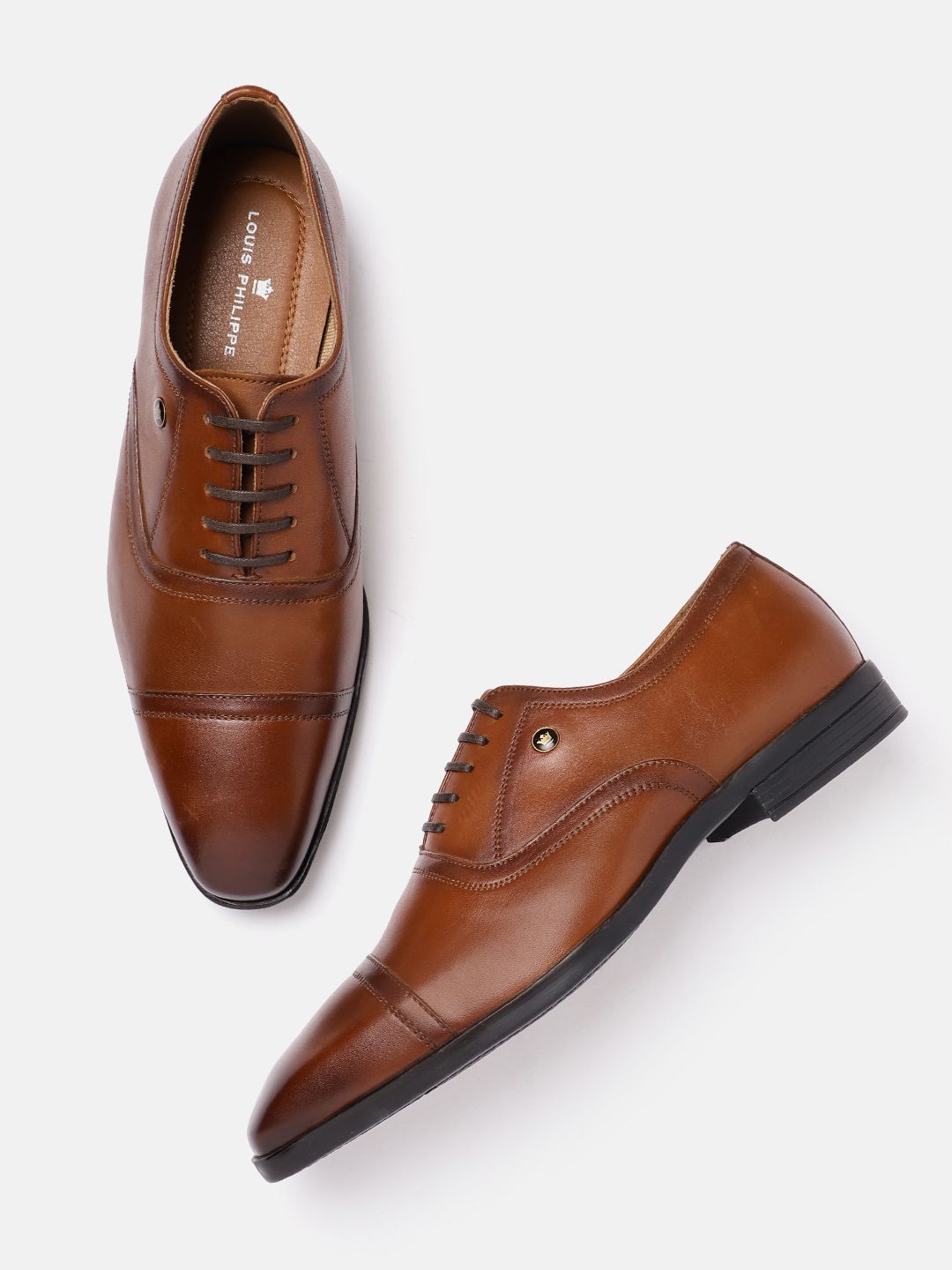 Buy Louis Philippe Men Leather Formal Derbys Formal Shoes for Men 24867170 Myntra