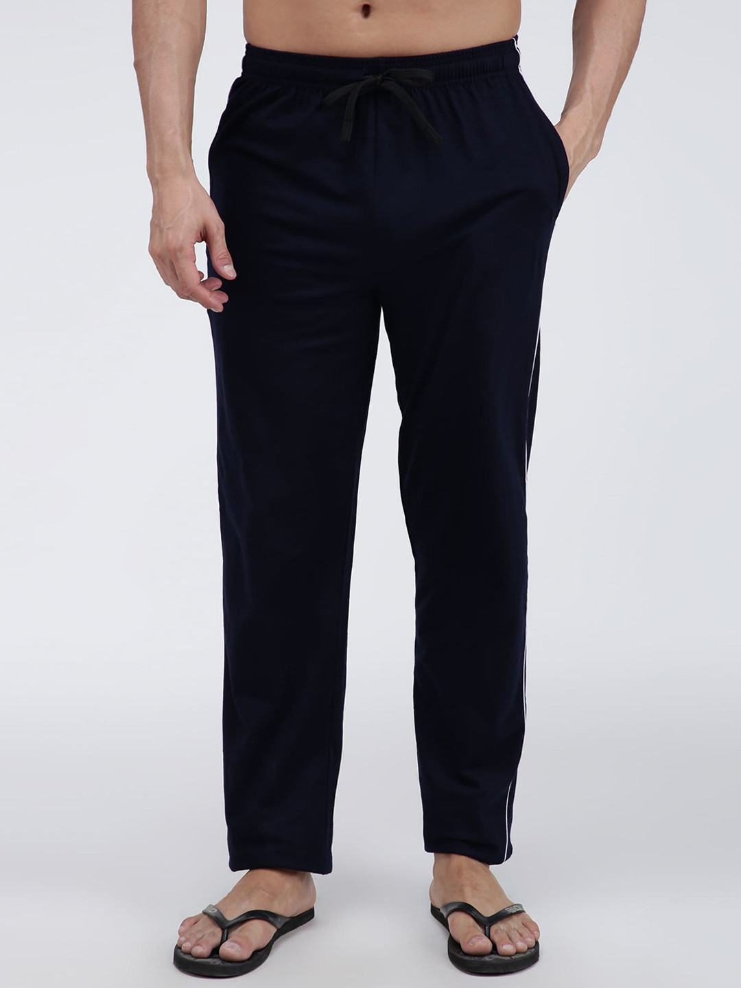 AMUL COMFY Men Mid-Rise Stretchable Cotton Lounge Pants