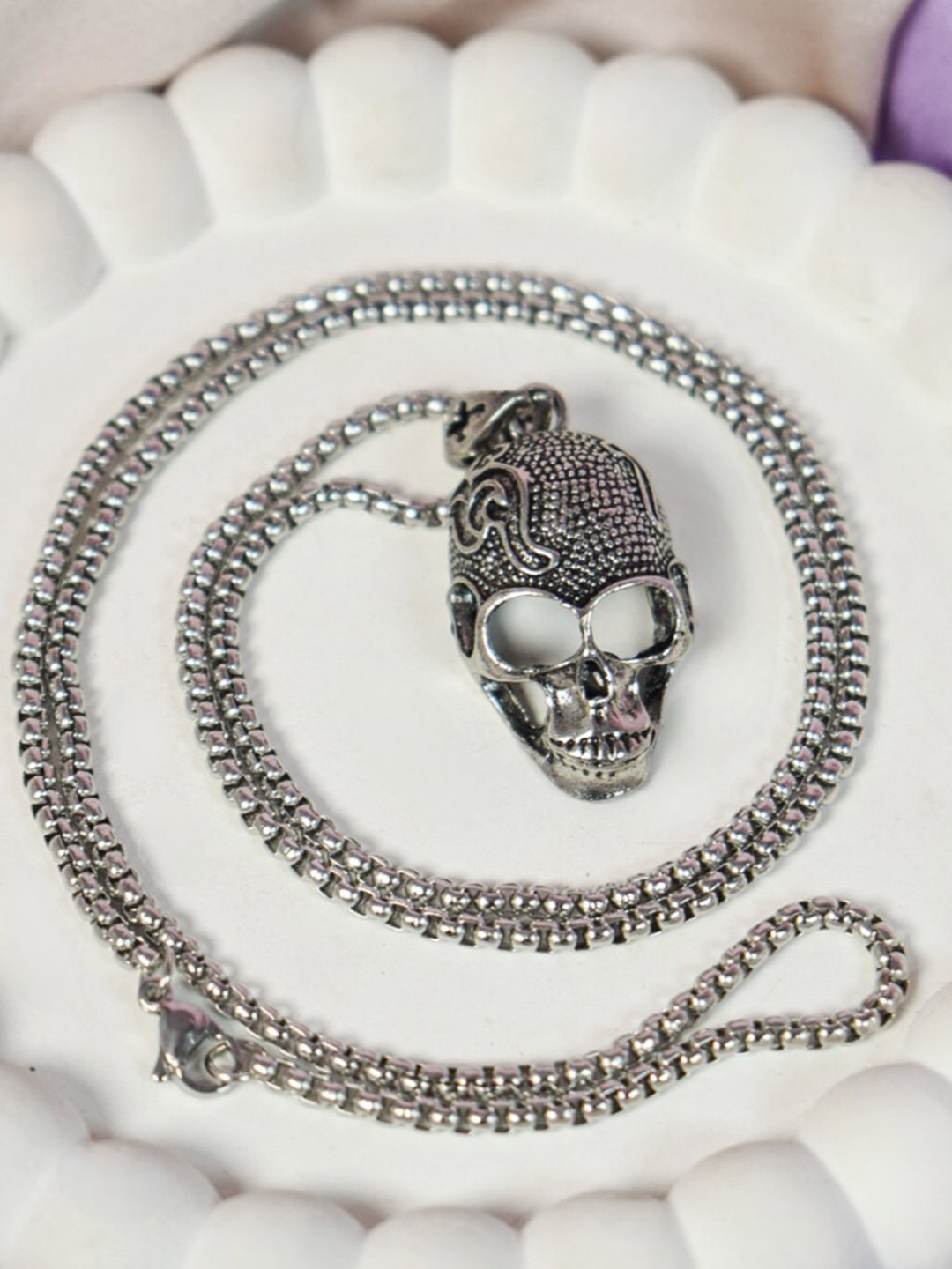 SALTY Stainless Steel Dead To Me Locket Pendant Chain