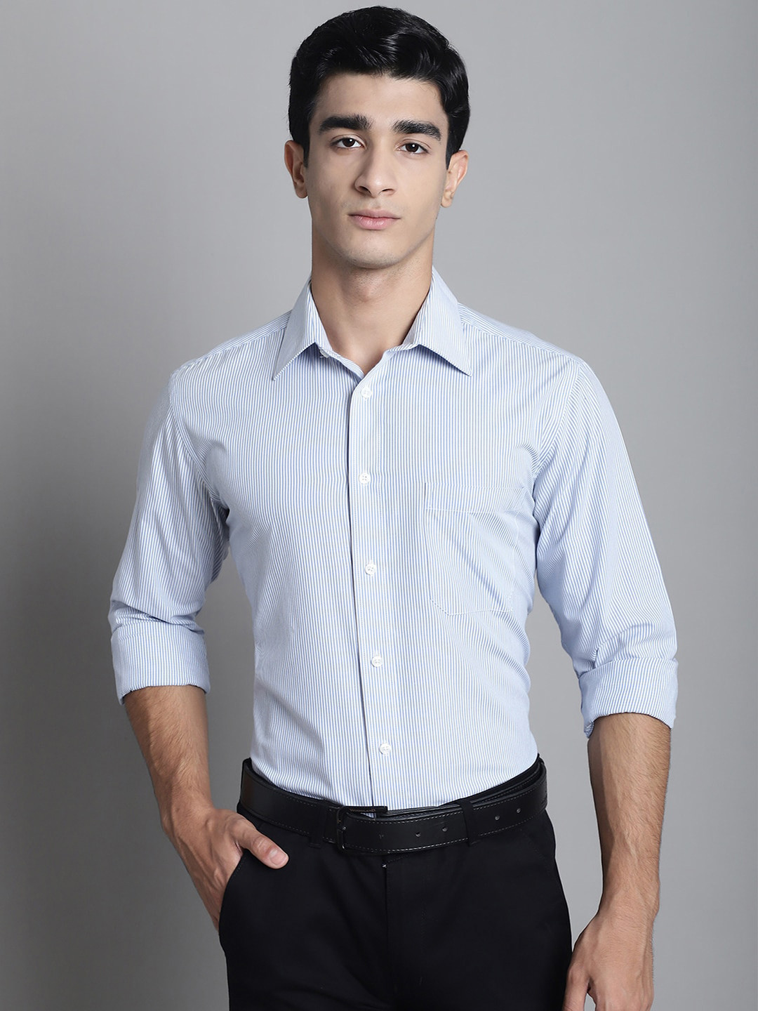Vanguard Original Striped Pure Cotton Formal Shirt