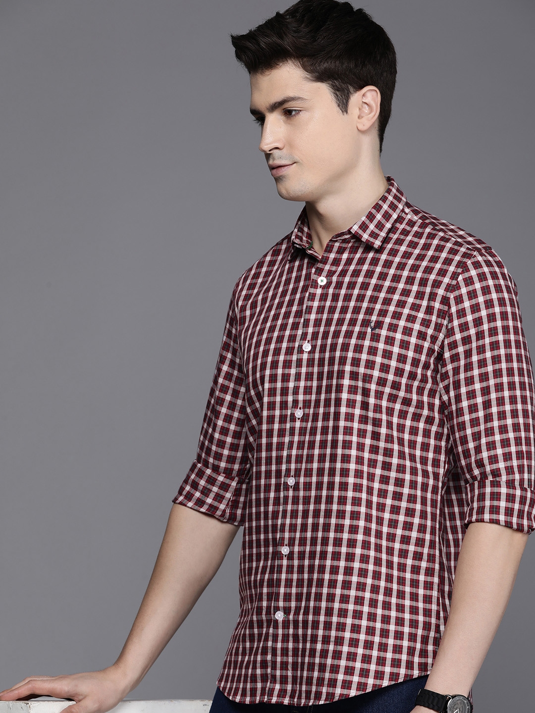 Allen Solly Checked Shirts - Buy Allen Solly Checked Shirts online in India