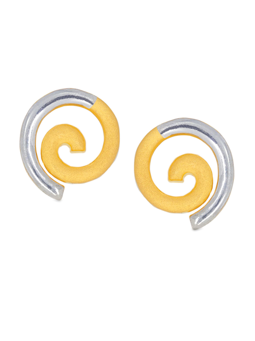 BHIMA 22K Hallmark 916 Purity Yellow Gold Seashell Gold Stud