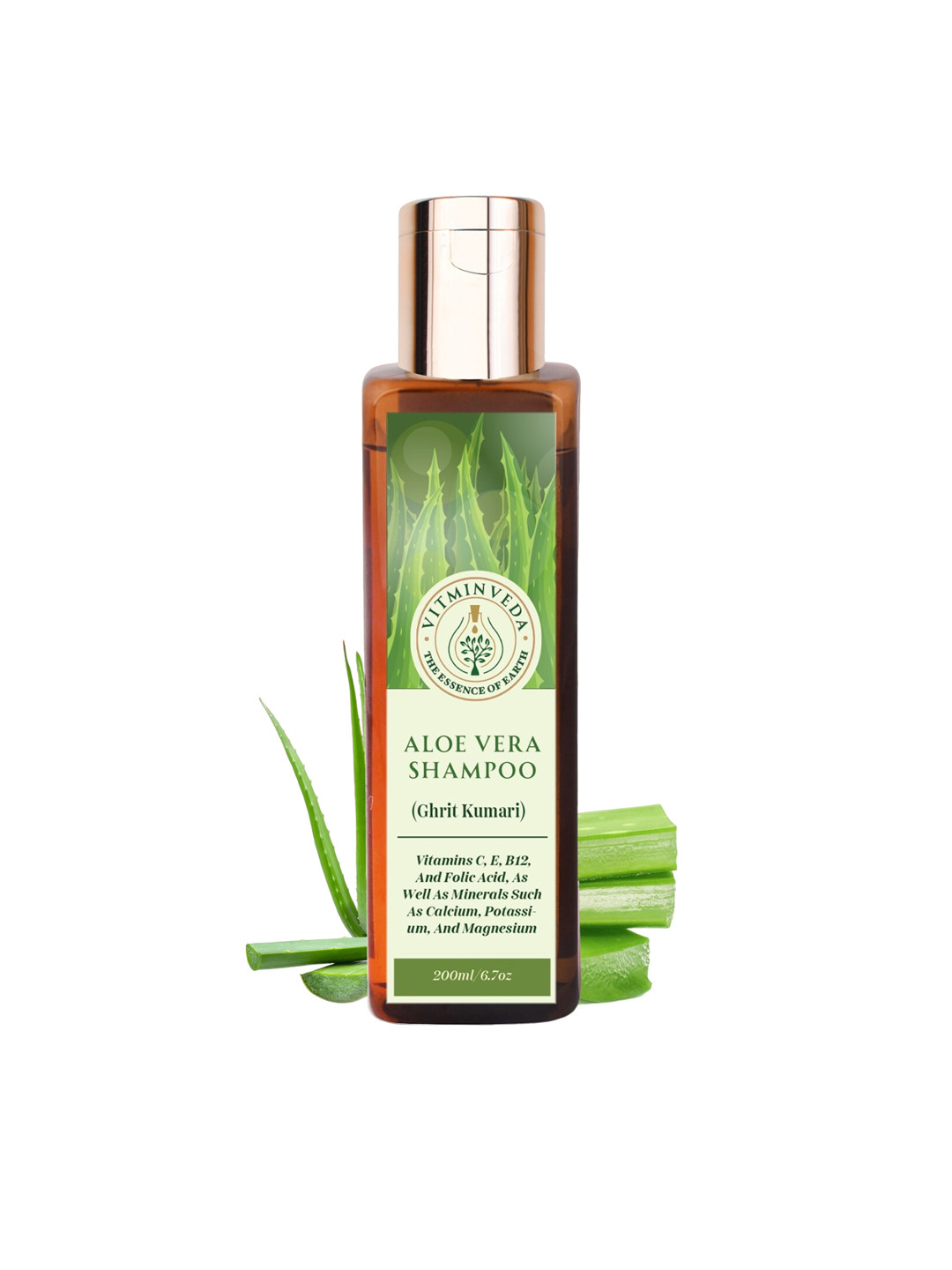 VITMINVEDA Aloe Vera Shampoo with Vitamin C to Reduce Frizz - 200 ml