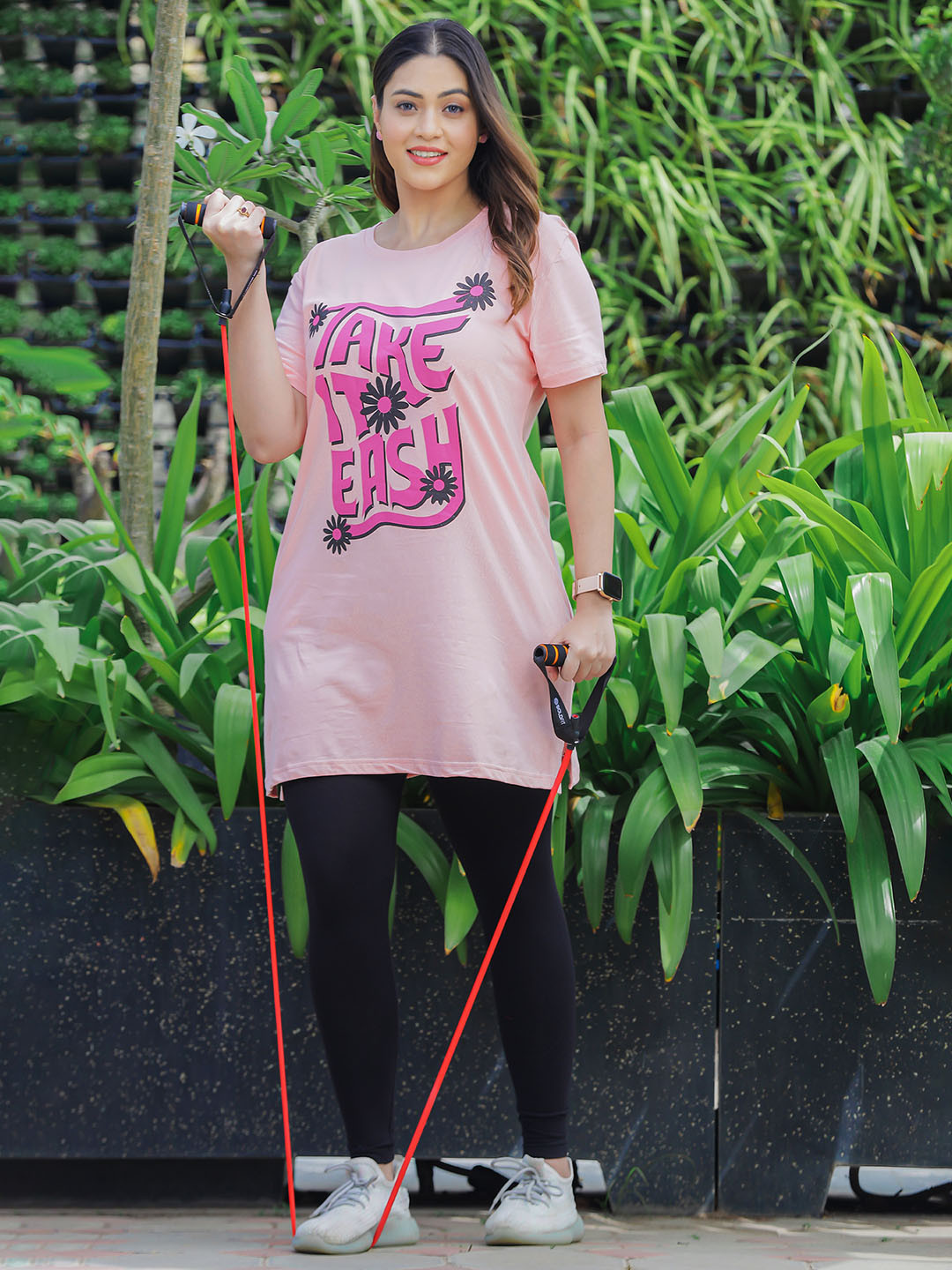 9shines Label Printed Cotton Lounge T-Shirt