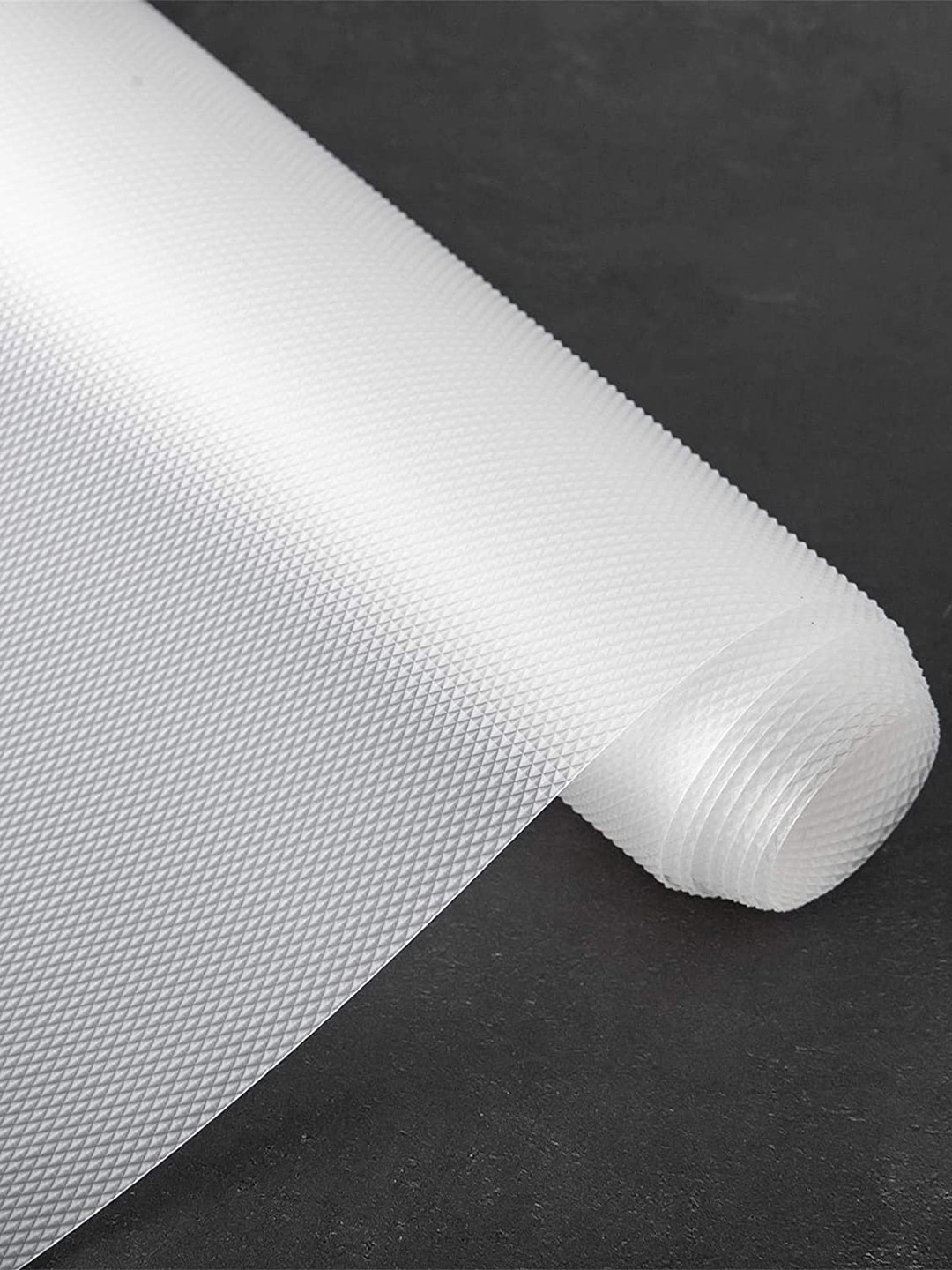 Dakshya Industries White Textured Anti-Slip Kitchen Mat