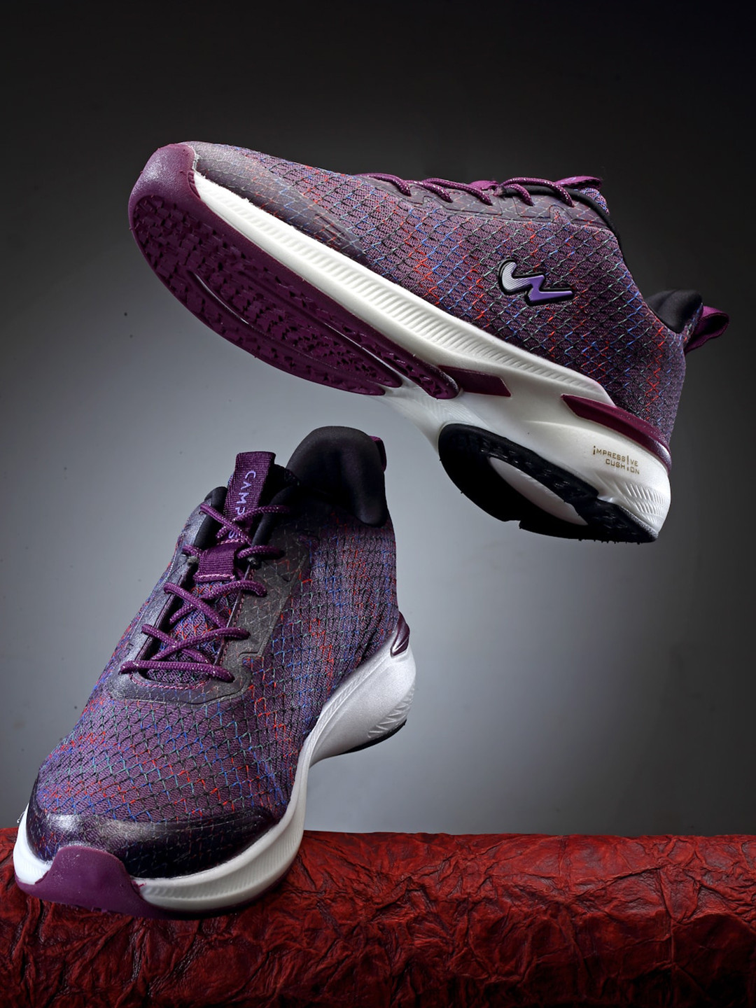 Campus Women CAMP GRACI Mesh Memory Tech Lite Insole Running Shoes