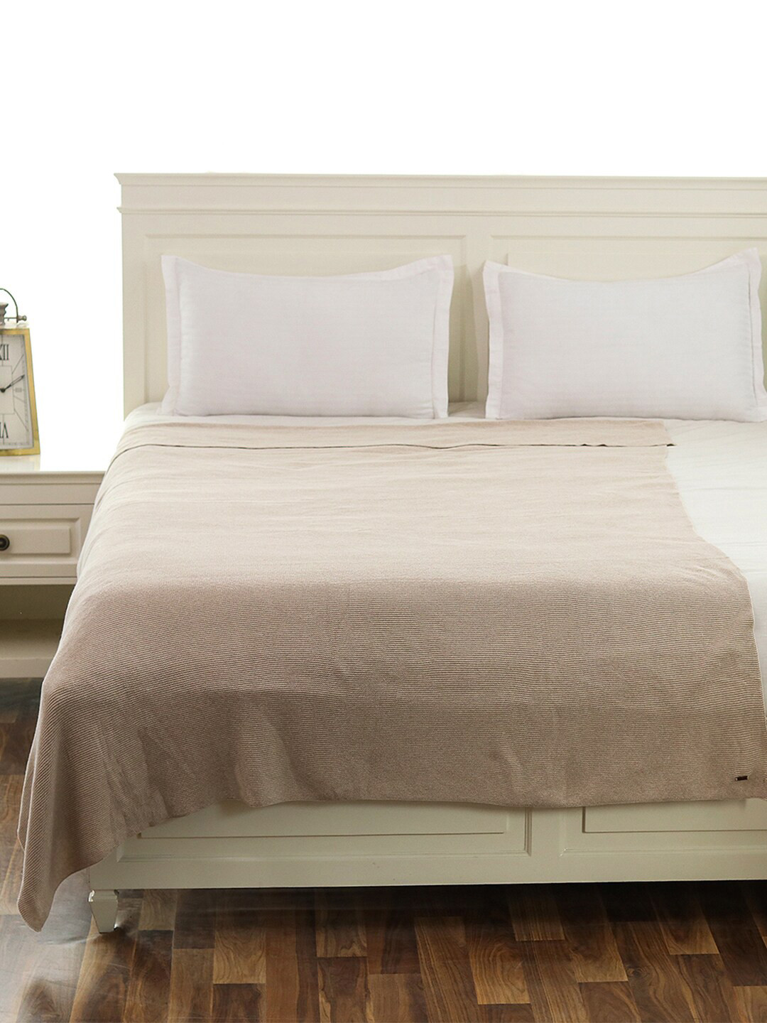 Pluchi Beige Cotton AC Room 350 GSM Single Bed Dohar
