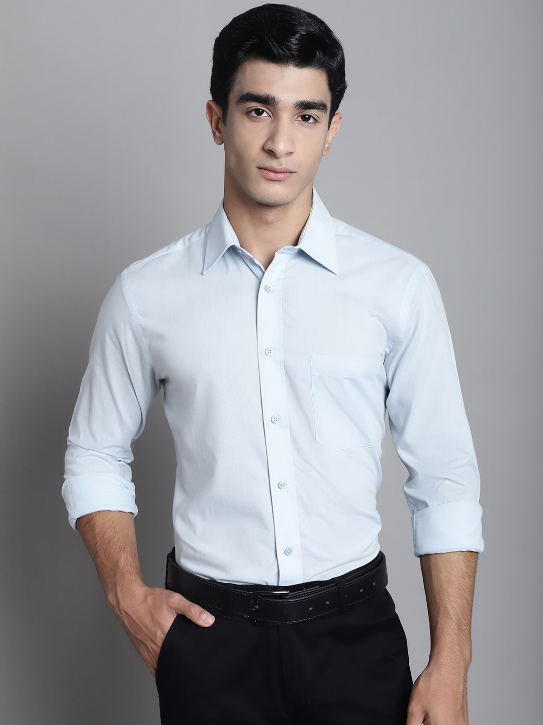 Vanguard Classic Opaque Pure Cotton Casual Shirt