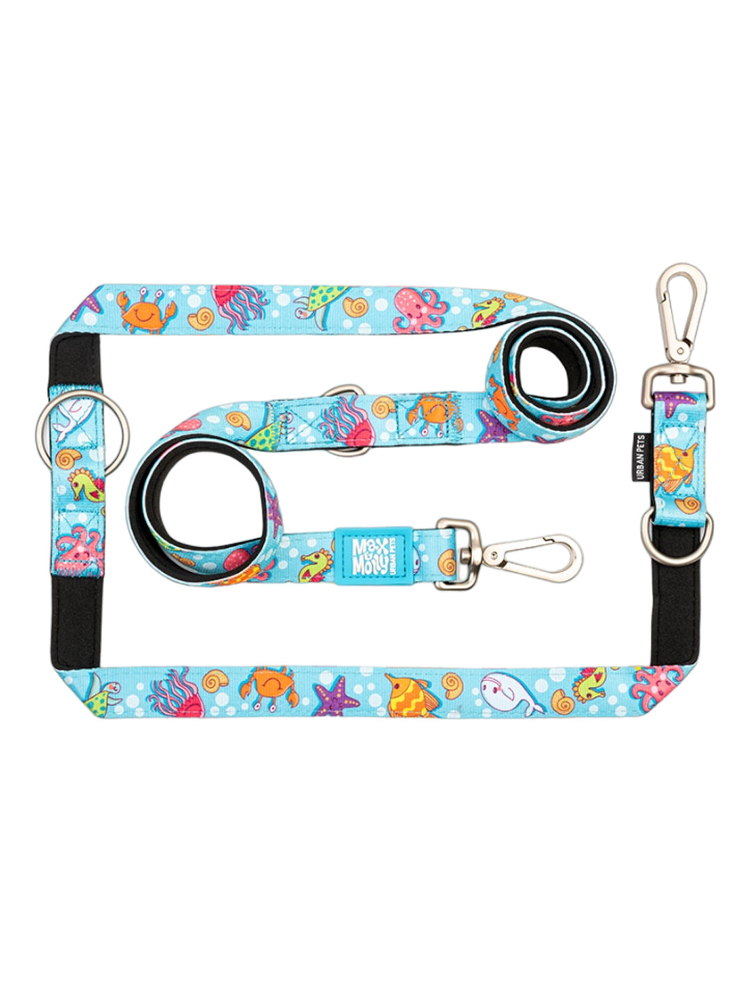 Max & Molly Ocean Printed Dog Training Leash