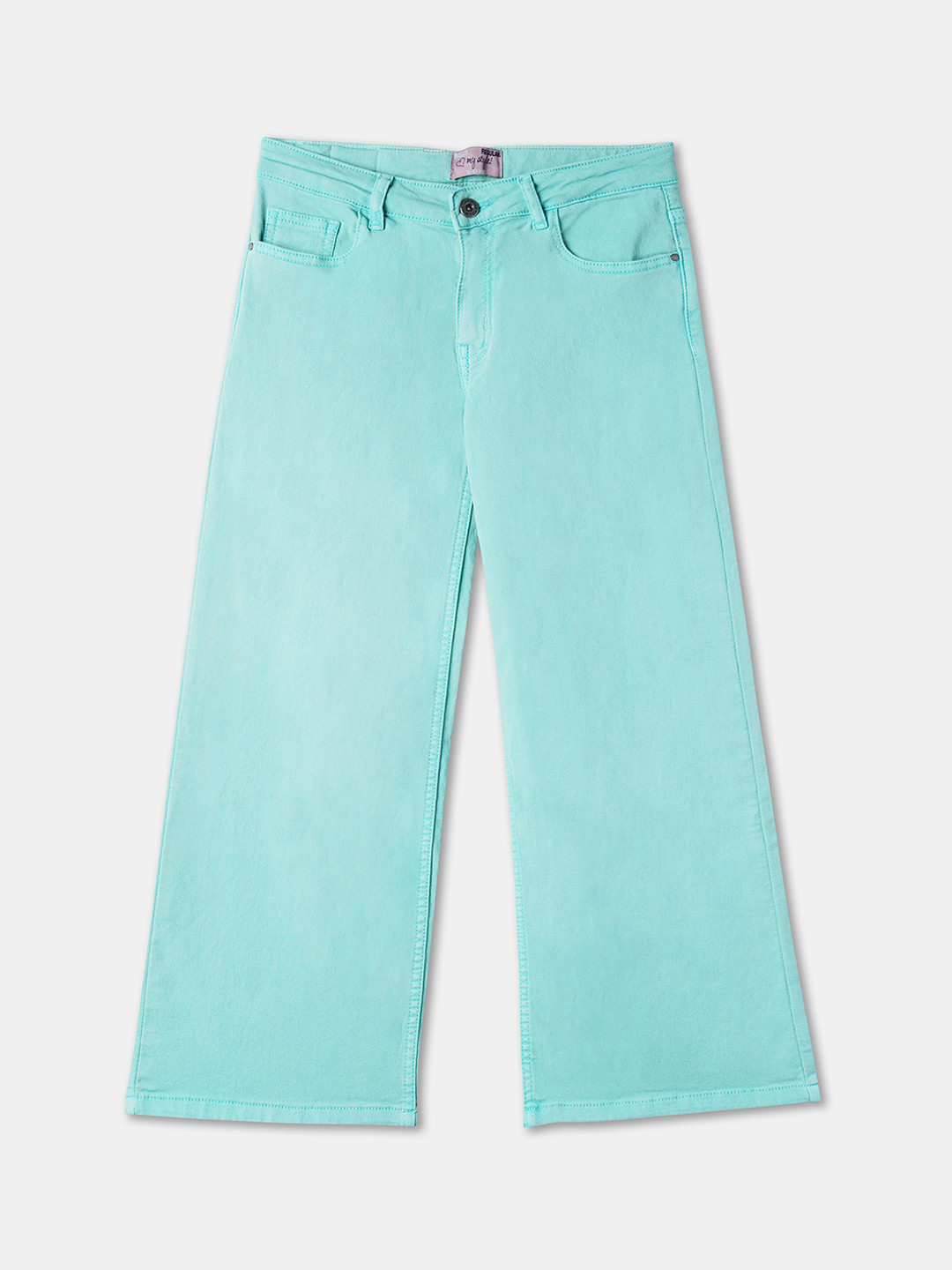 R&B Girls Straight Fit Comfort Cotton Jeans