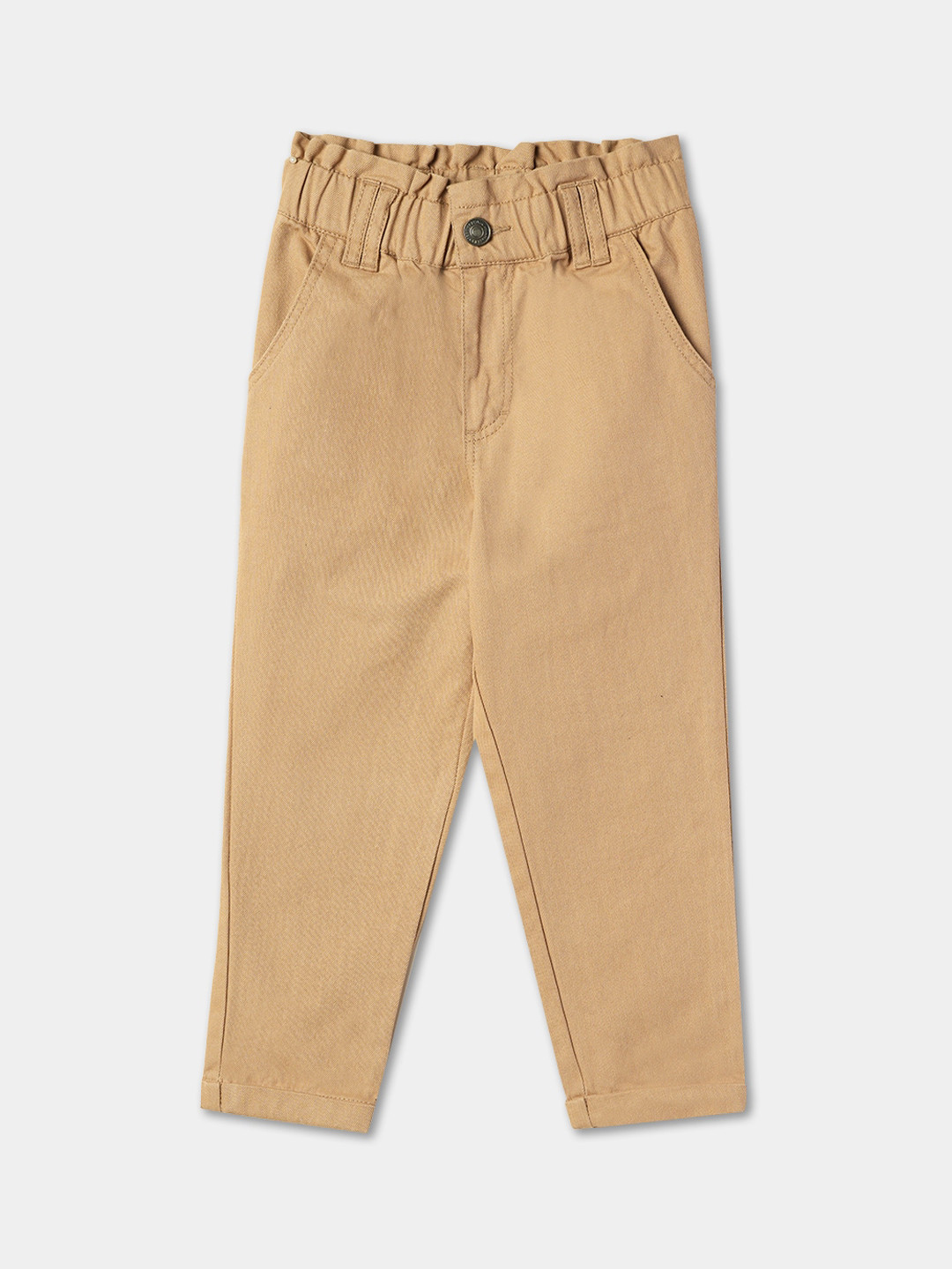 R&B Girls Comfort Mid-Rise Cotton Jeans