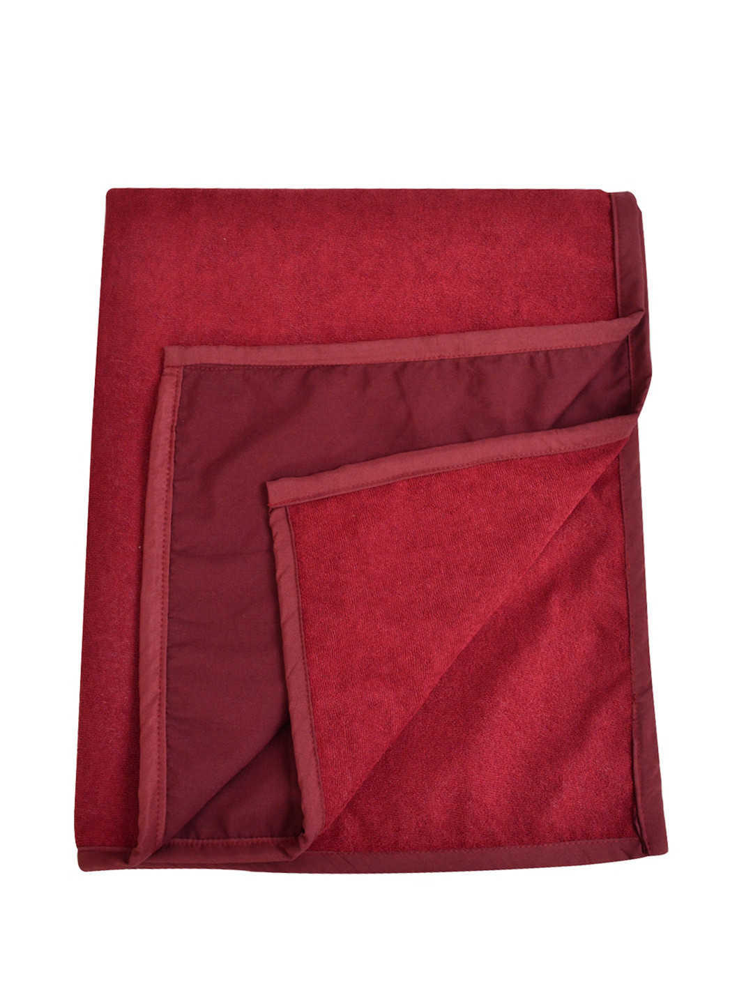 Adbeni Maroon Infants 210 GSM Waterproof Mattress Protector
