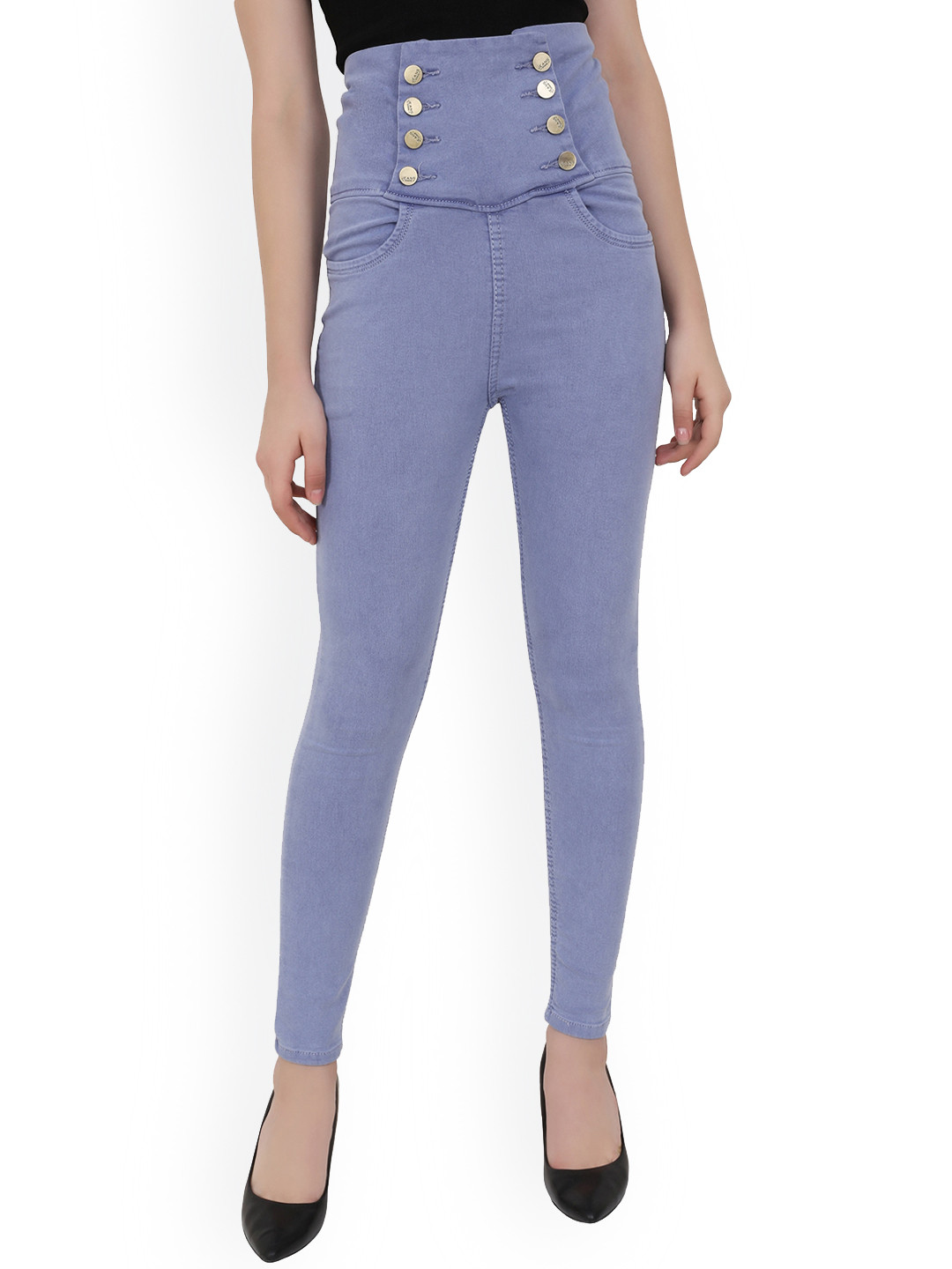 MM-21 Women Jean Skinny Fit High-Rise Stretchable Denim Jeans