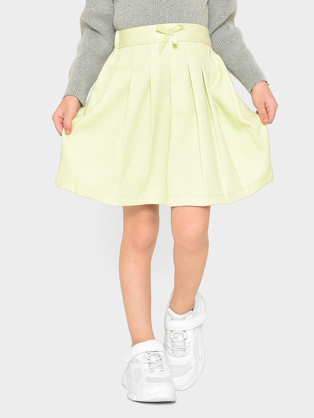 MiArcus Girls Pleated A-Line Skirt
