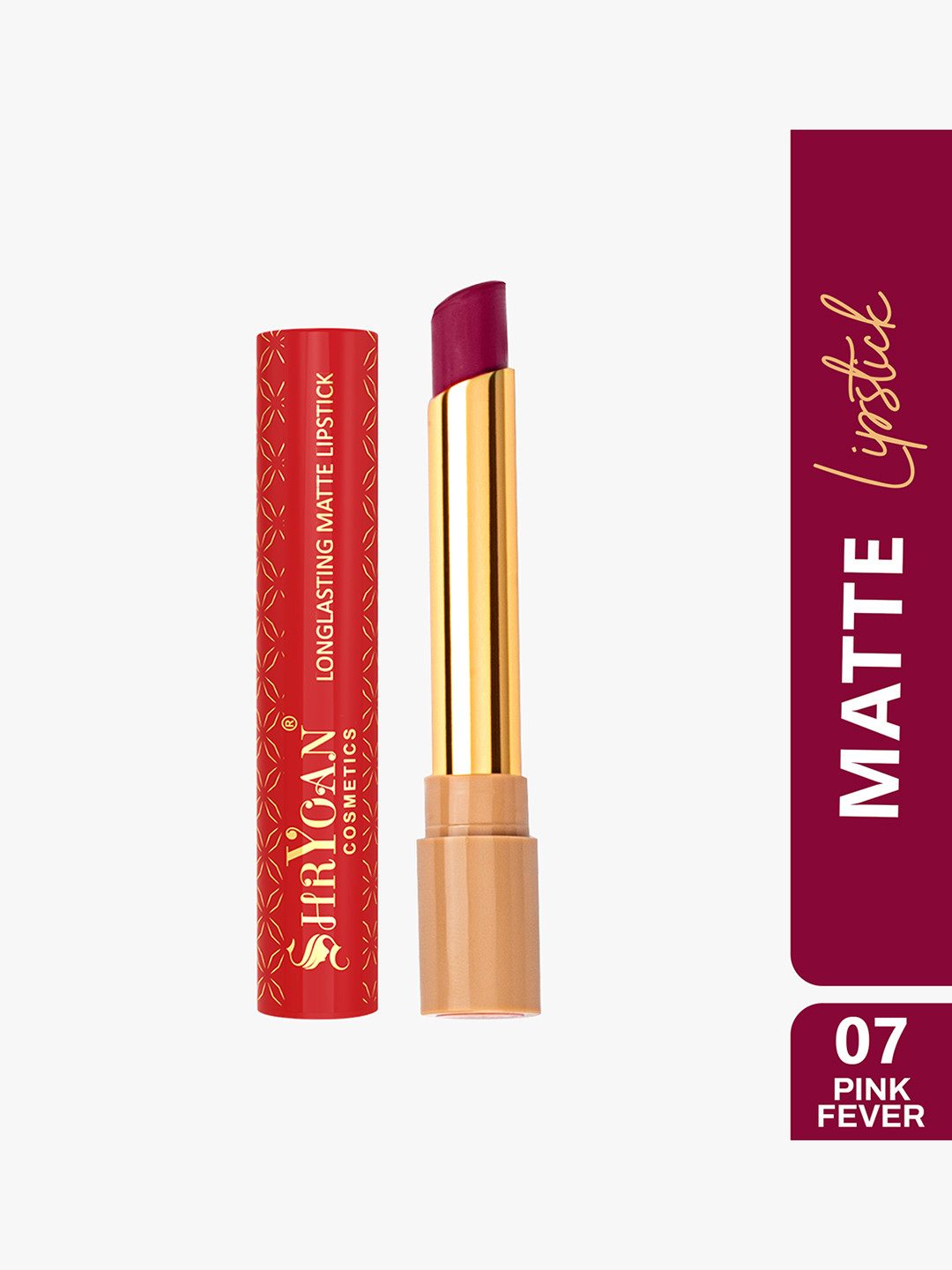 SHRYOAN Matte Long Lasting Non Transfer  Lipstick - SH07