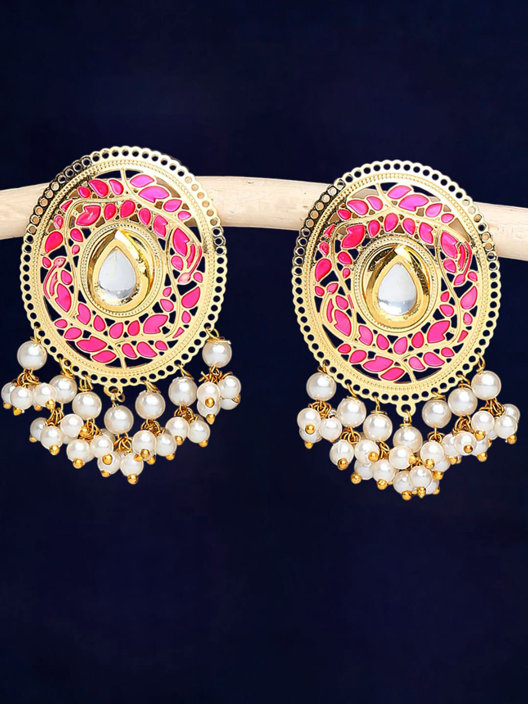 OOMPH Oval Drop Earrings