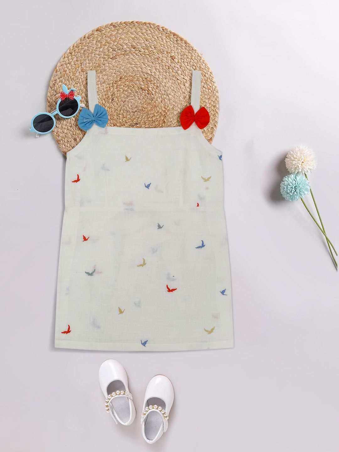 Little Musketeer Girls Conversational Printed Sleeveless Tunic