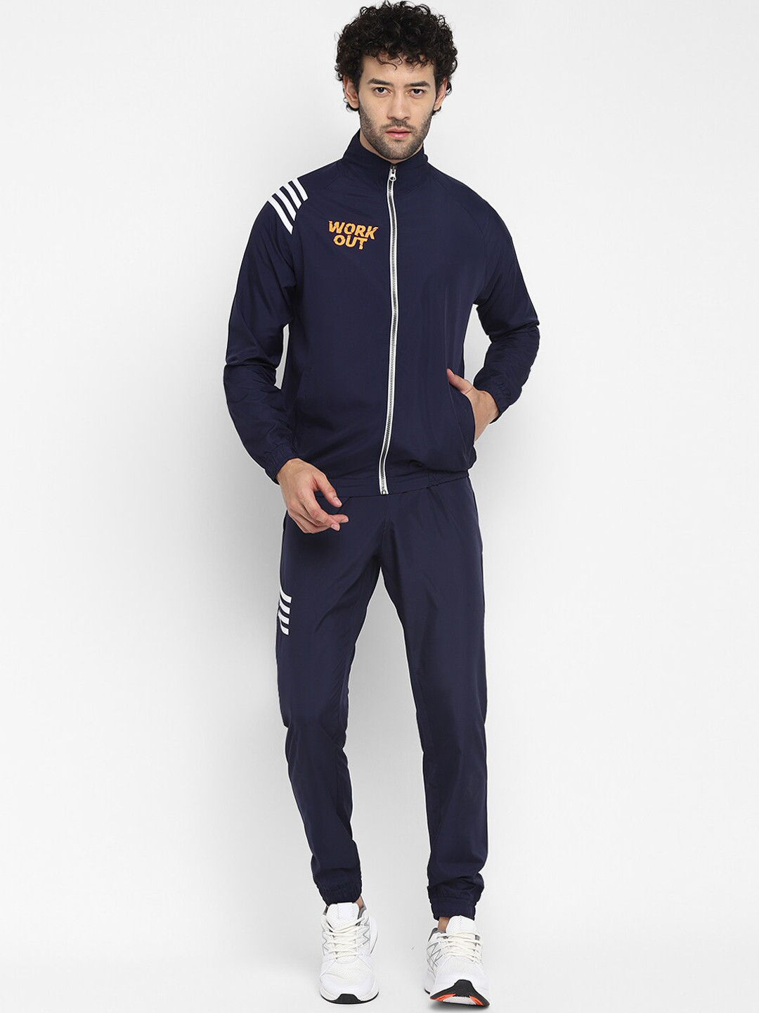Yuuki Mock Collar Sports Tracksuits