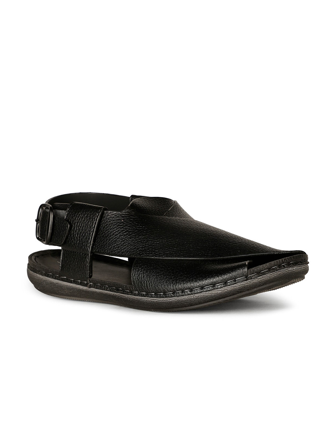 Bata Men Shoe-Style Sandals With Buckle Closure