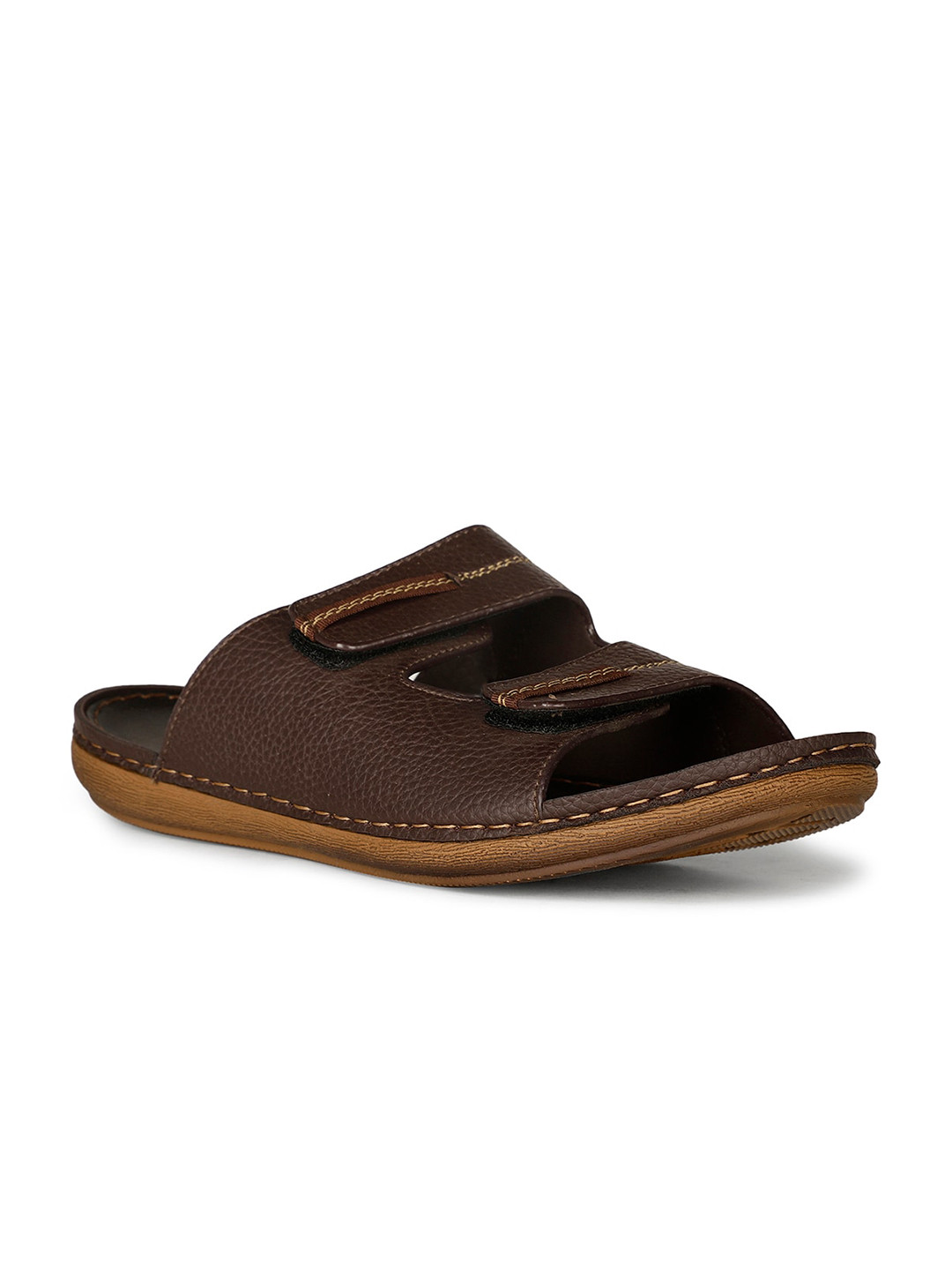 Bata Men Textured Comfort Sandals