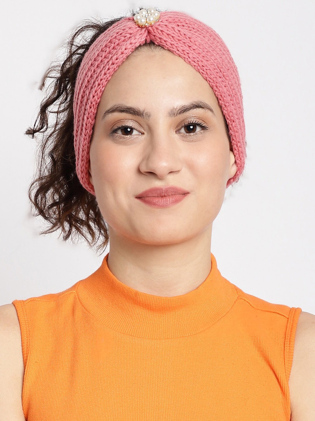 ELLIS Pearl Beaded Bandana Acrylic Headband