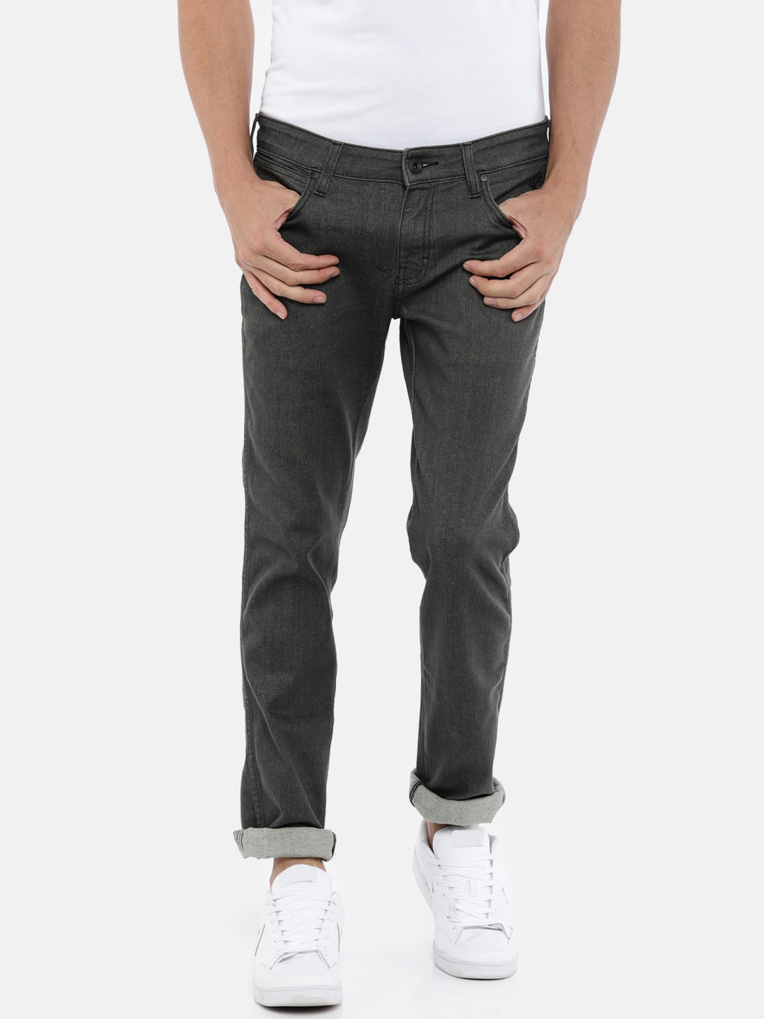 wrangler mens grey jeans