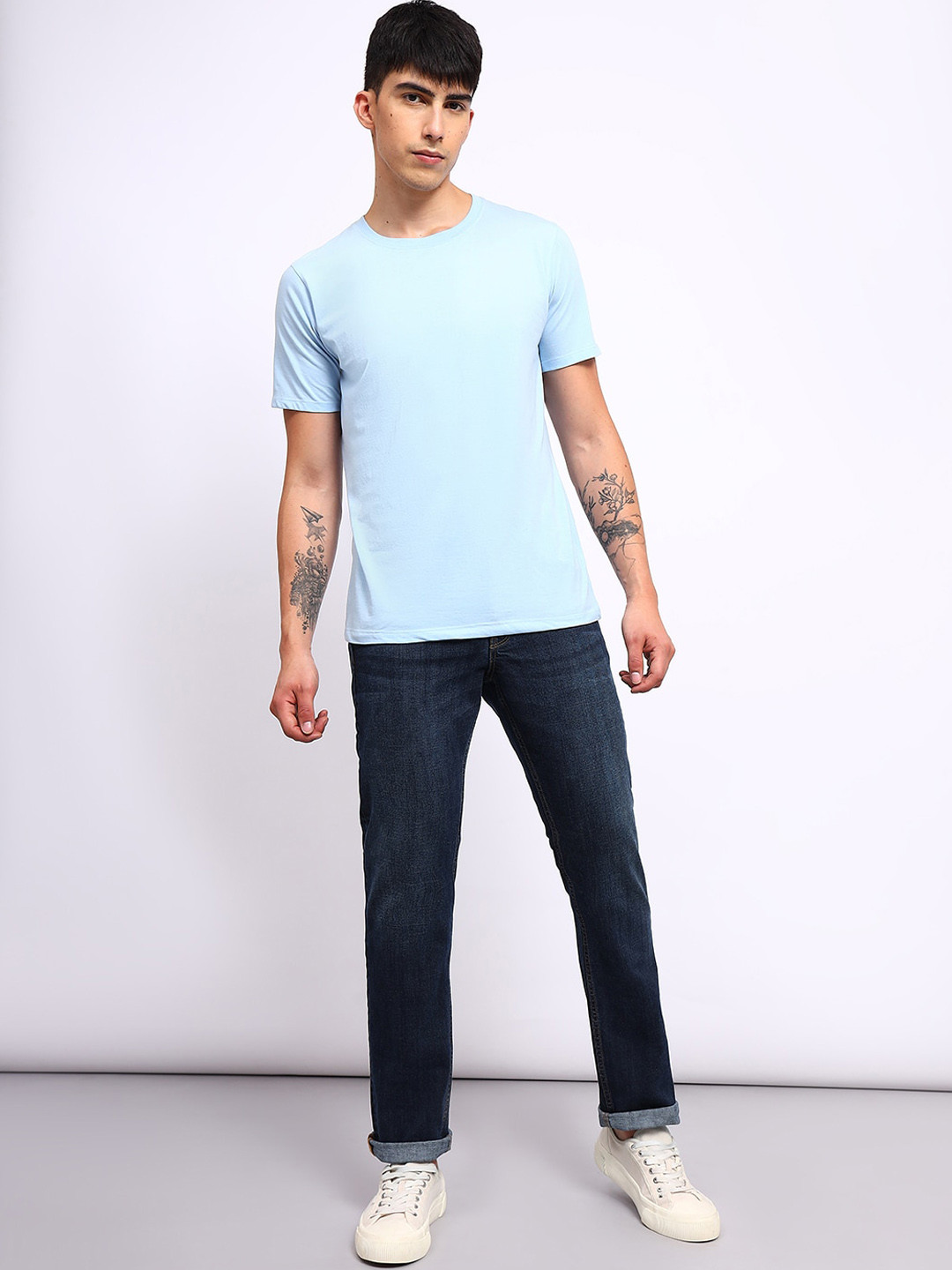 Lee Men Rodeo Straight Fit Mid-Rise Light Fade Stretchable Jeans
