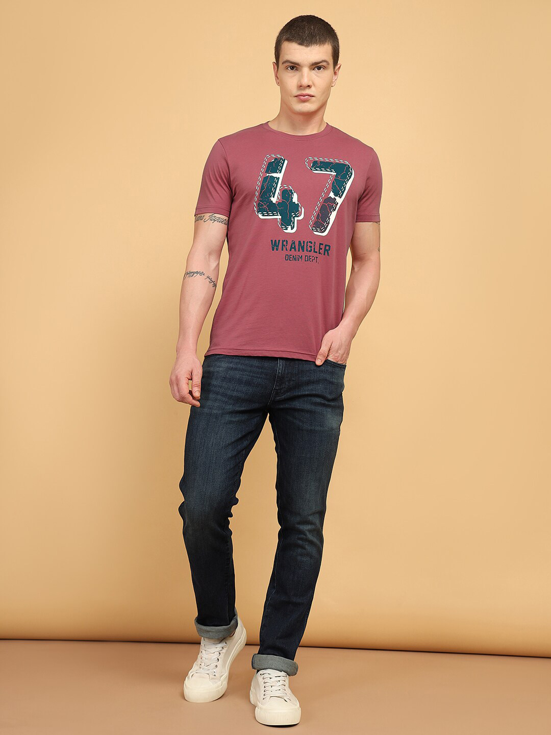 Wrangler Graphic Printed Cotton T-shirt