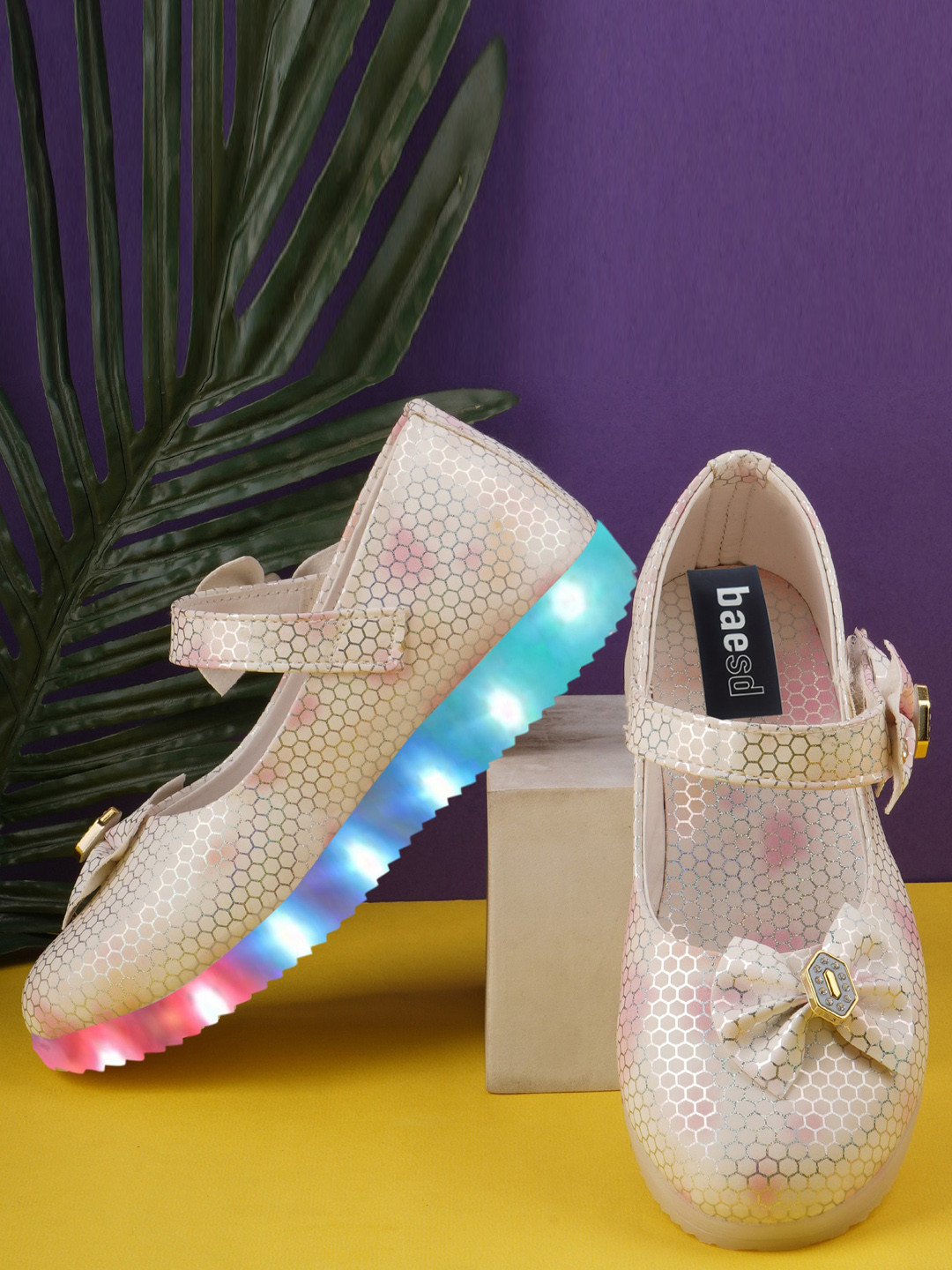 BAESD Girls Round Toe Mary Jane with Bows