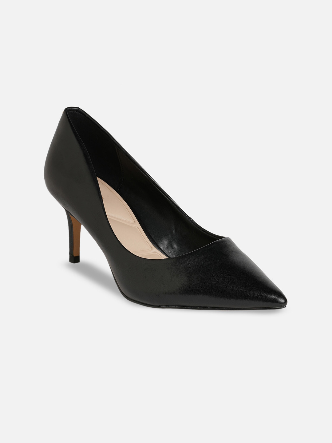 ALDO Pointed Toe Leather Work Slim Pumps
