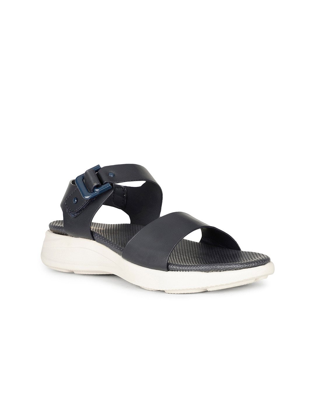 Bata comfit Two Strap Wedges With Buckle Closure
