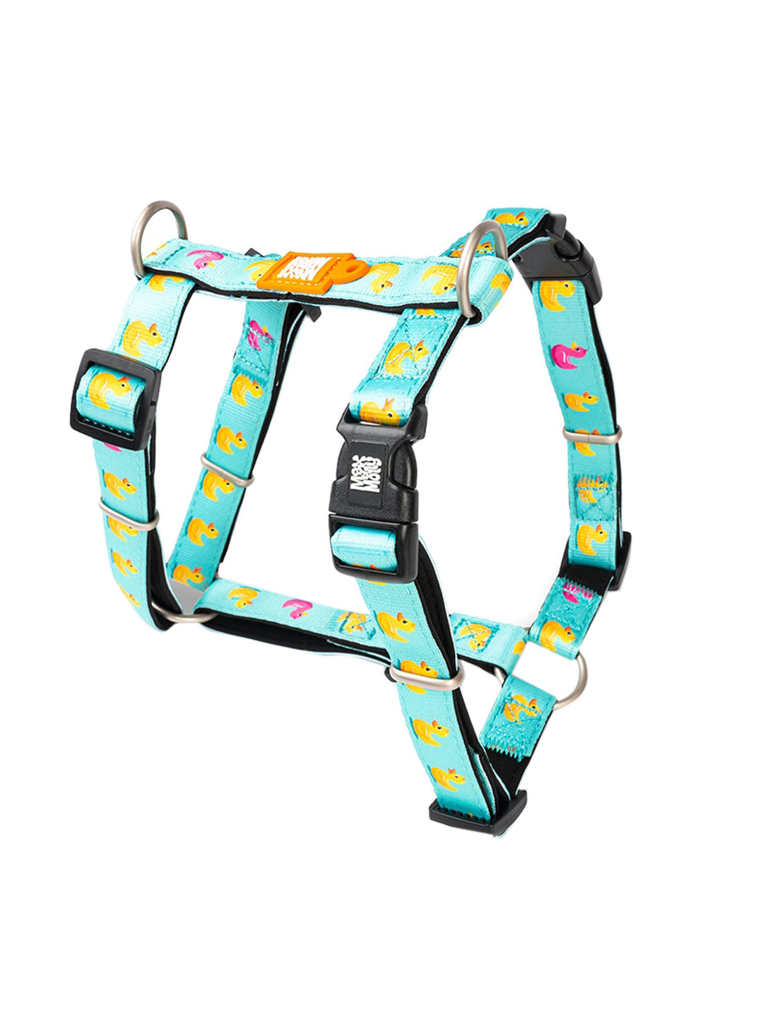 Max & Molly Blue Ducklings Printed Training Pet H-Harness