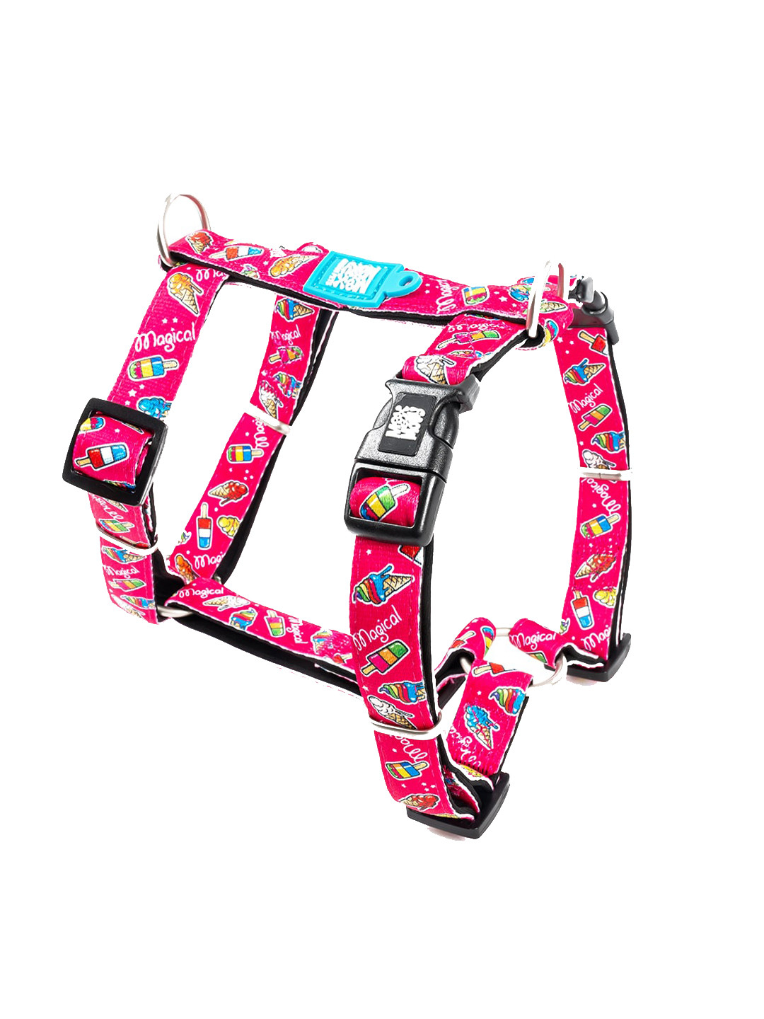 Max & Molly Pink Magical Printed Training Pet H-Harness