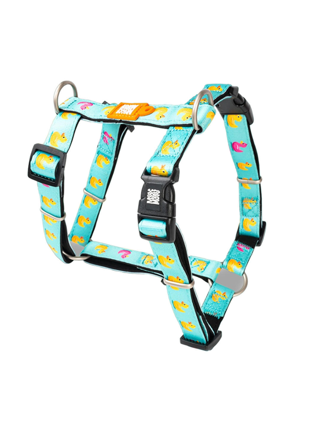 Max & Molly Blue Graphic Printed Training Pet Harness