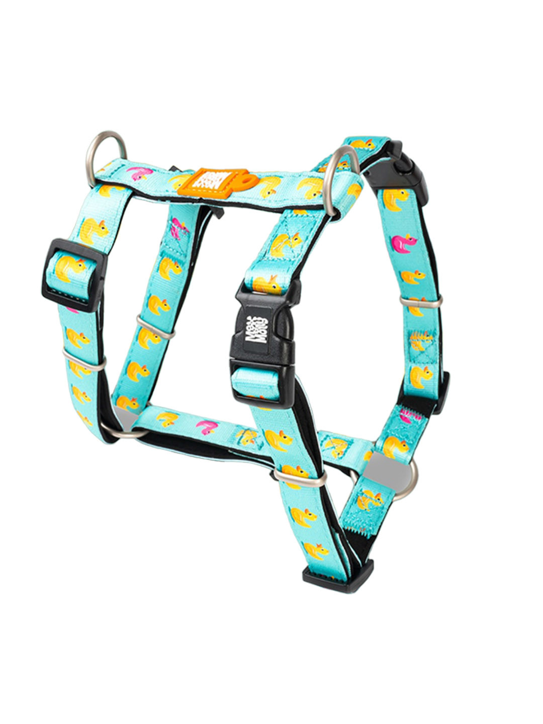 Max & Molly Blue & Yellow Duckling Printed Training Dog Harness