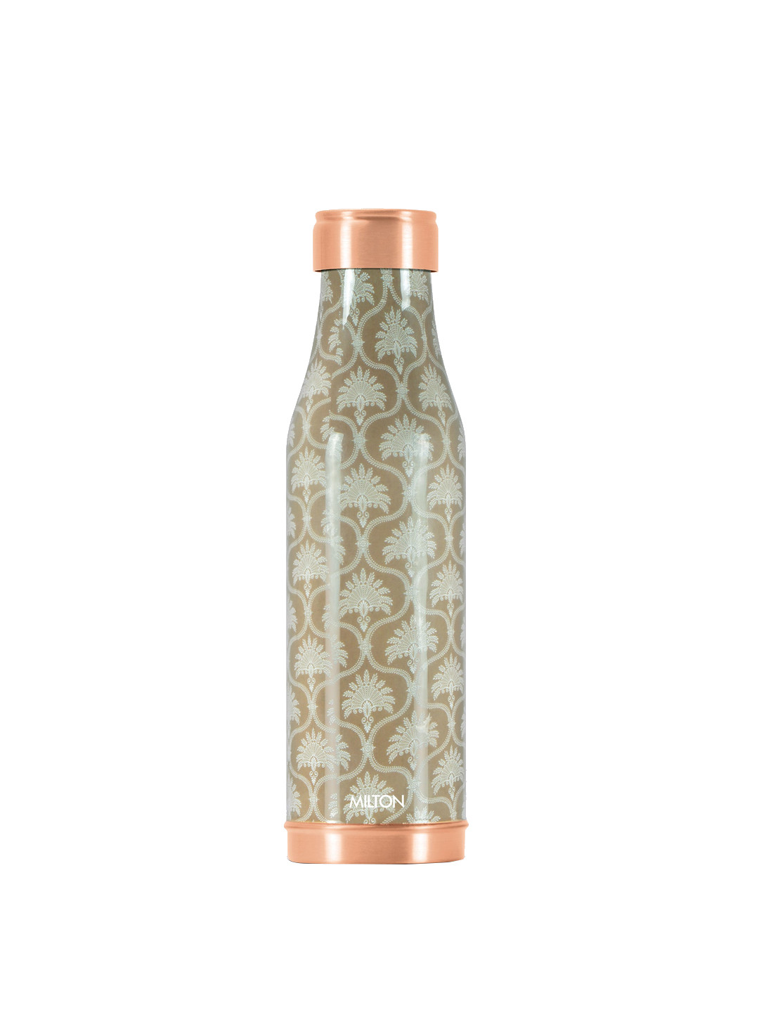 Milton Charge Beige Floral Copper Spill Proof Water Bottle - 930ml