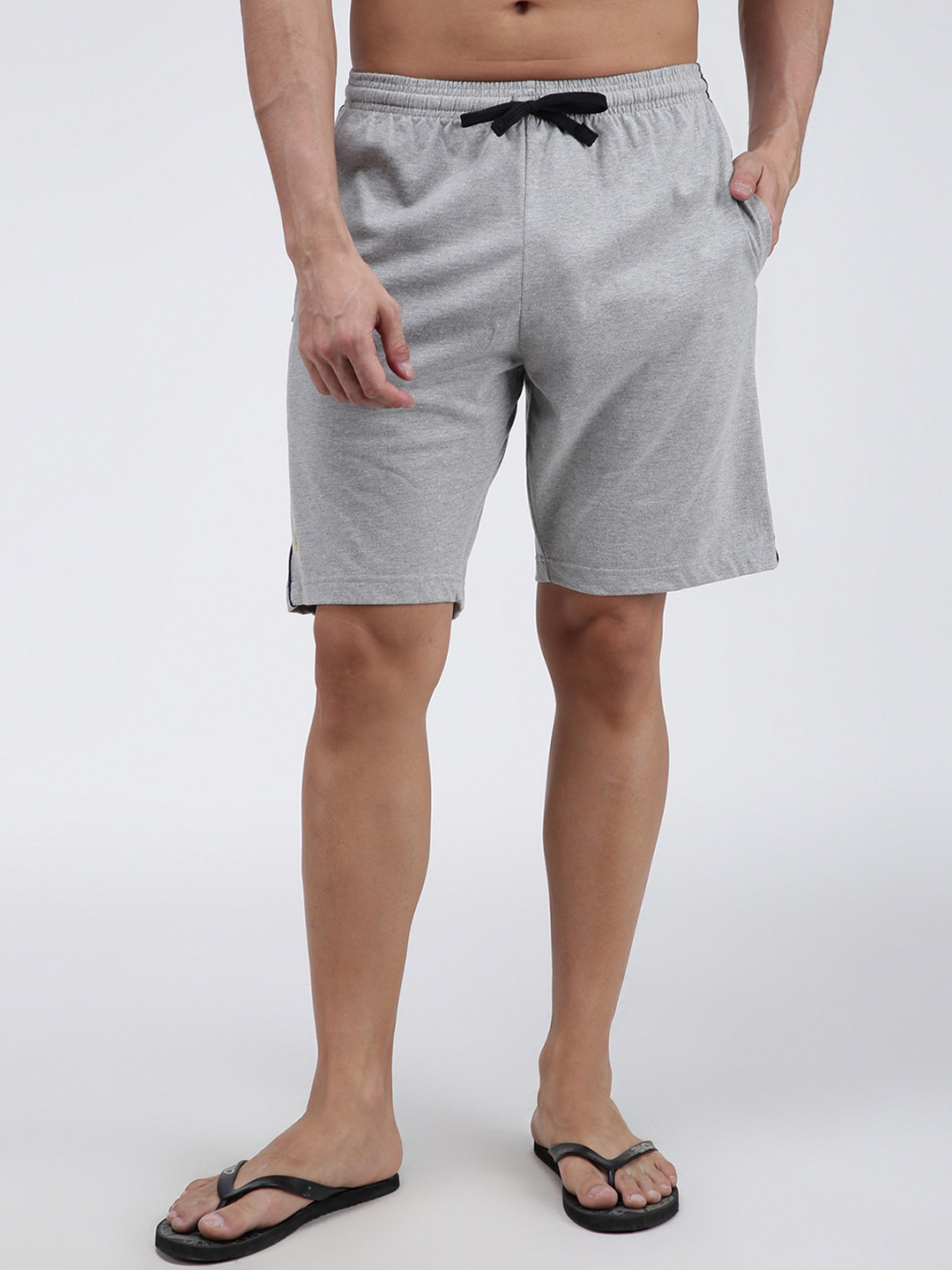 AMUL COMFY Men Mid-Rise Cotton Lounge Shorts